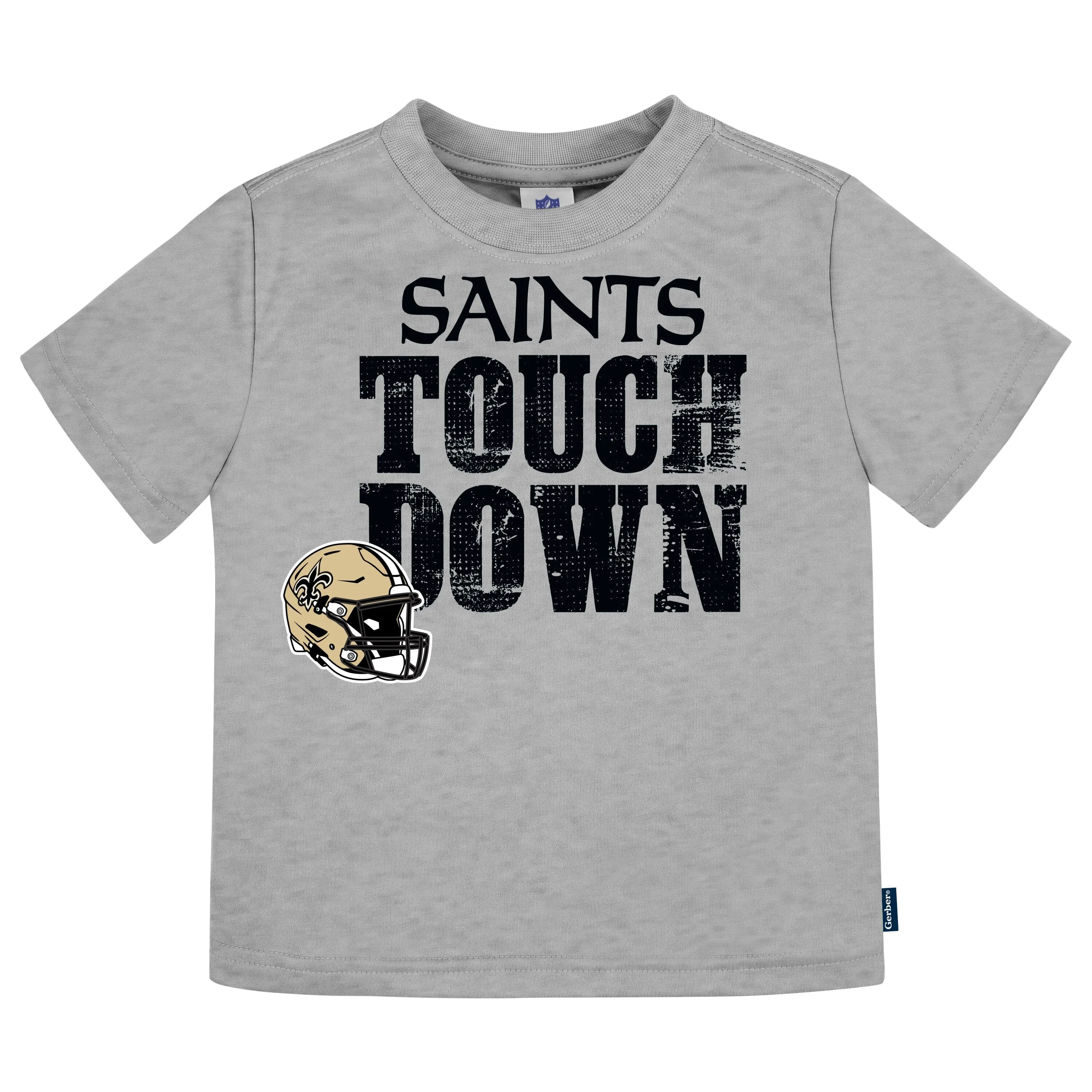 3-Pack Baby & Toddler Boys Saints Short Sleeve Shirts