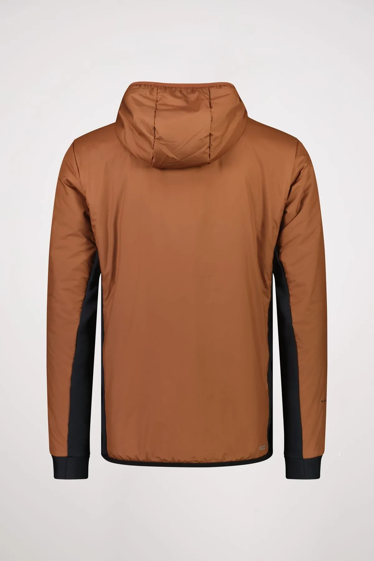 Arete Merino Insulated Hooded Jacket - Dark Copper Black