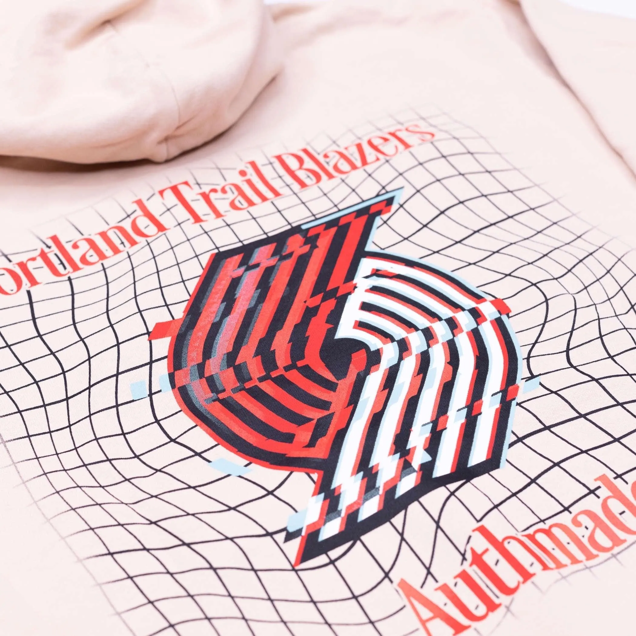 Authmade Warp Glitch Grid Hoodie