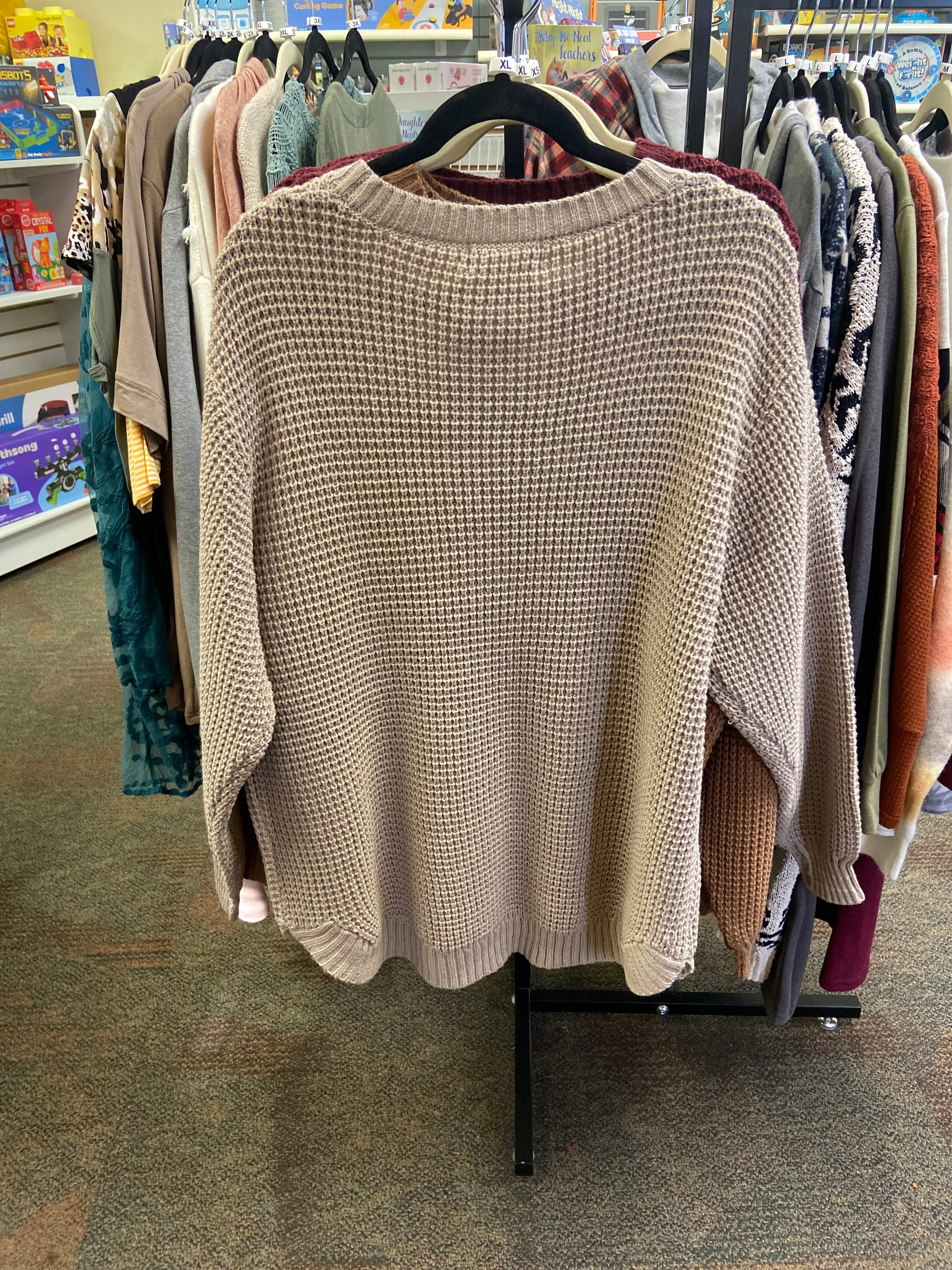 Autumn is Calling Knit Sweater in Ash Mocha