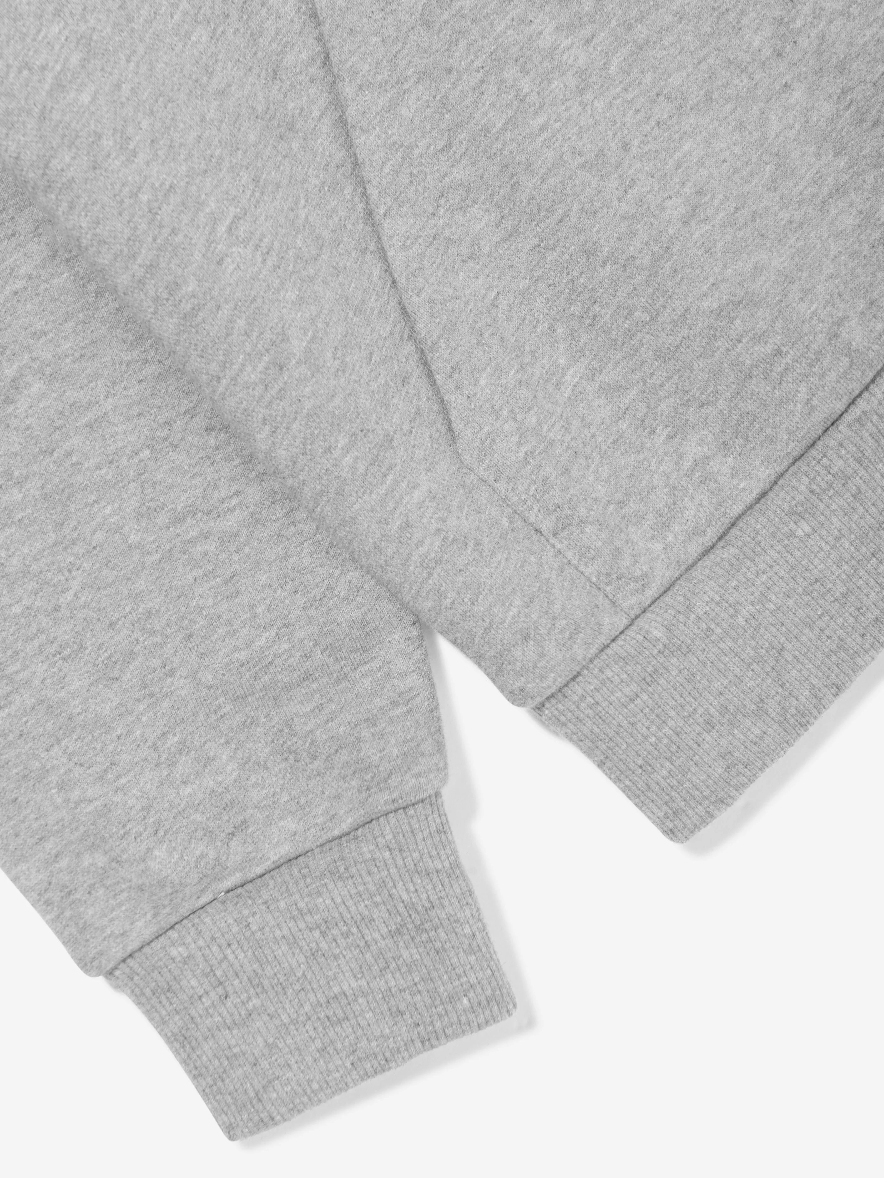 Balmain Kids Logo Hoodie in Grey