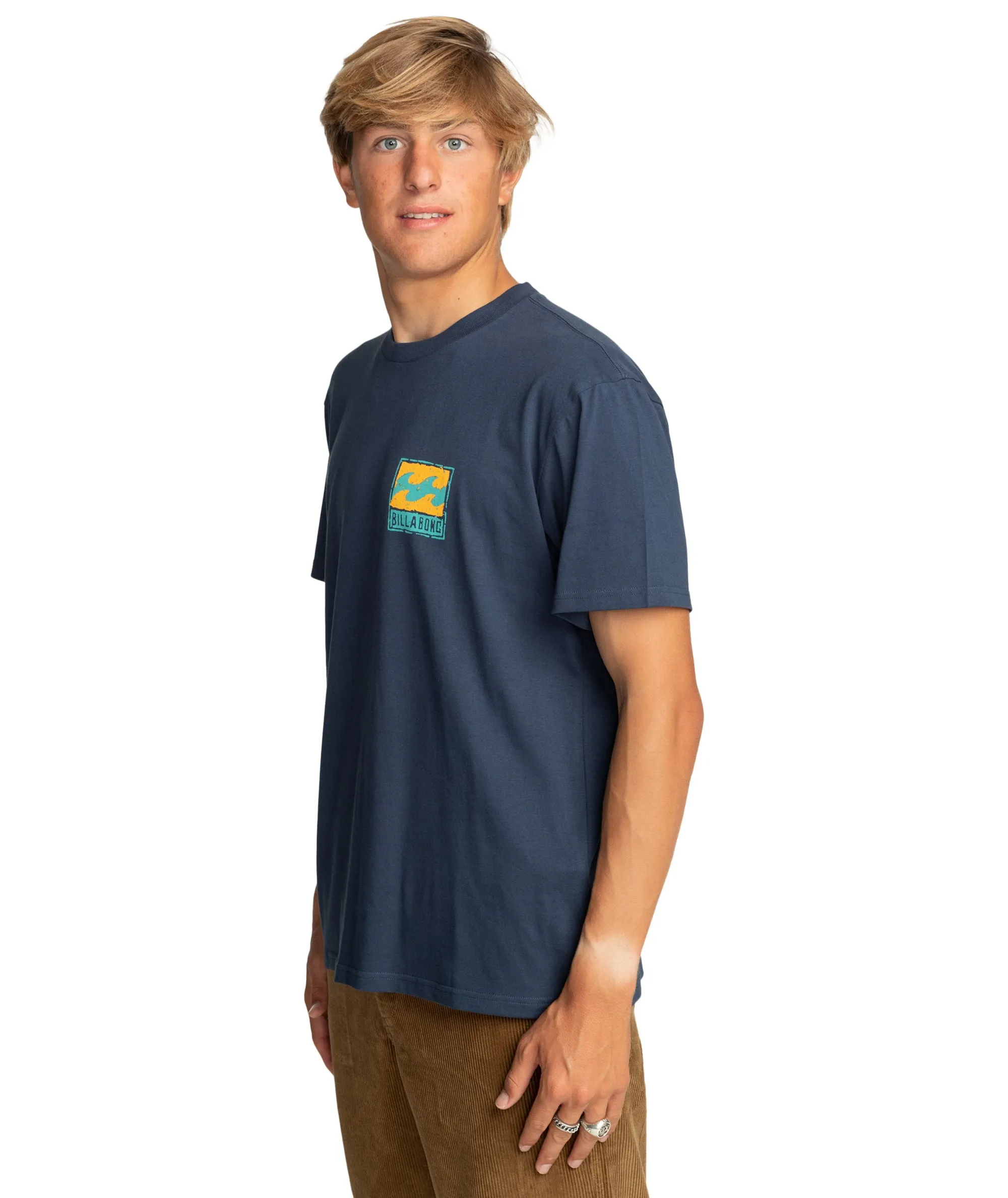 Billabong Mens Stamp Short Sleeve T-Shirt