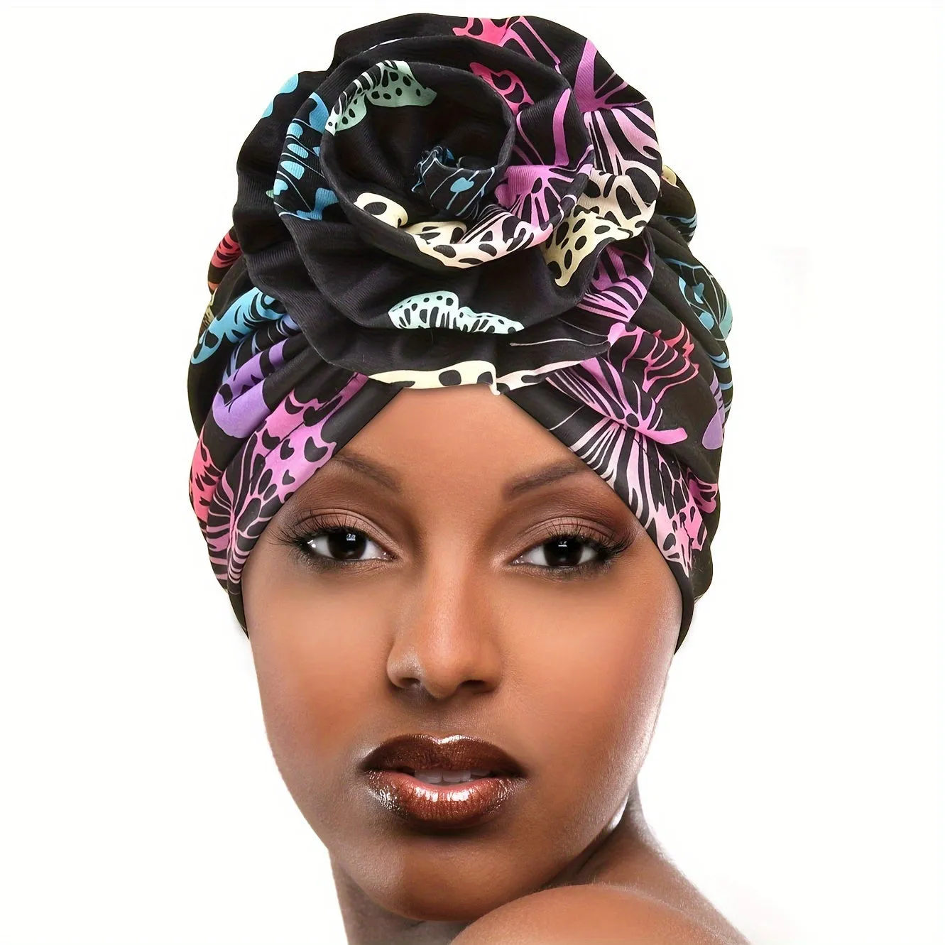 Bohemian Turban Colors, Soft Polyester Fabric  Headwrap