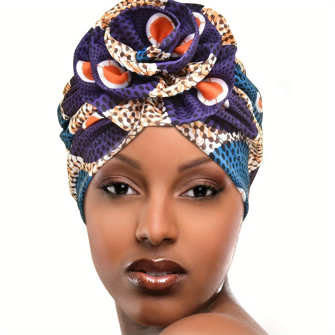 Bohemian Turban Colors, Soft Polyester Fabric  Headwrap