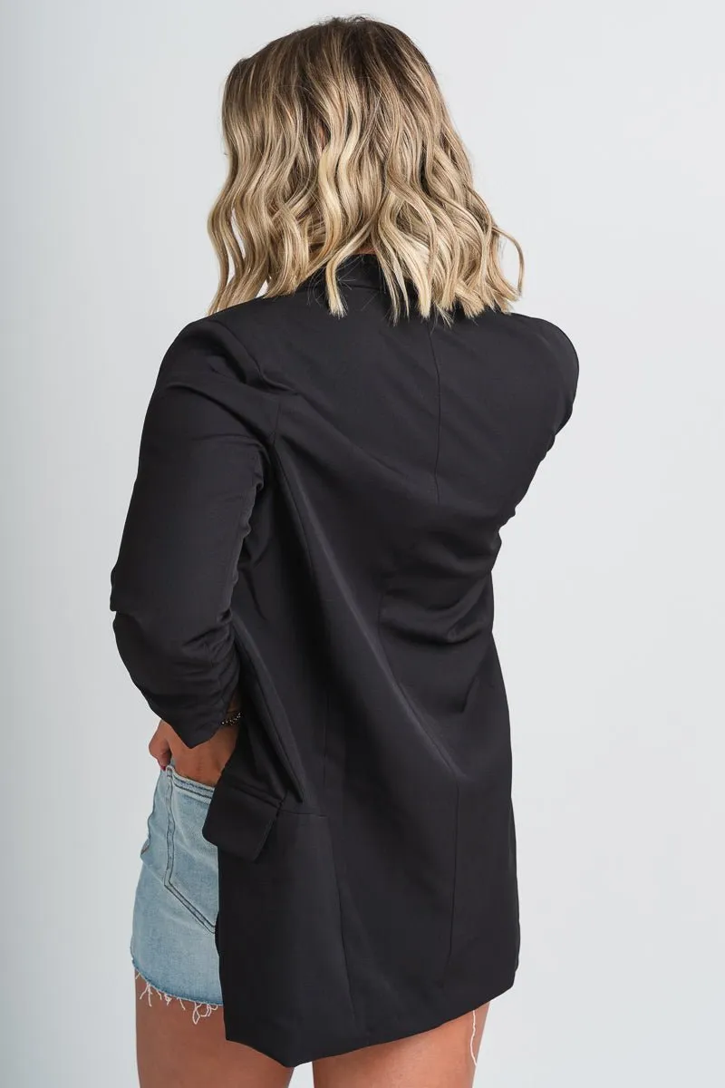 Boyfriend blazer black