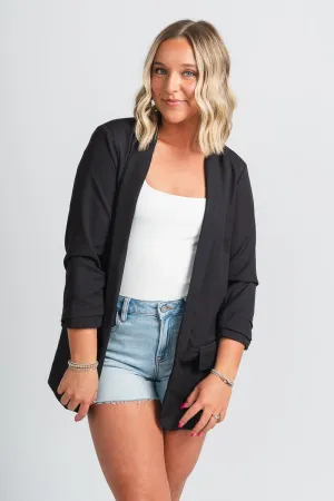 Boyfriend blazer black