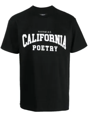 CALIFORNIA POETRY COTTON T-SHIRT