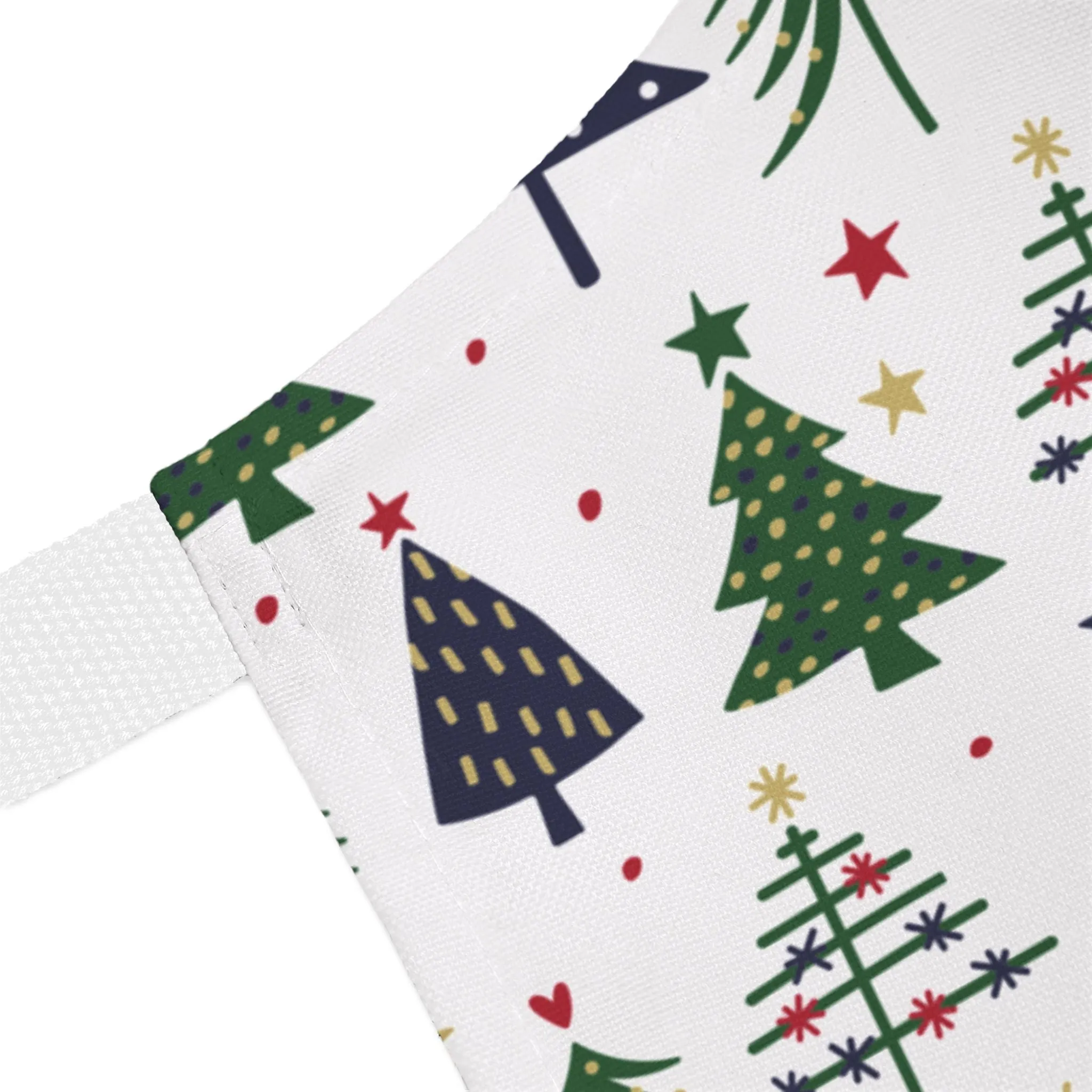 Christmas Trees Apron with Italian Design print | White | Giada Valenti | Christmas Gift