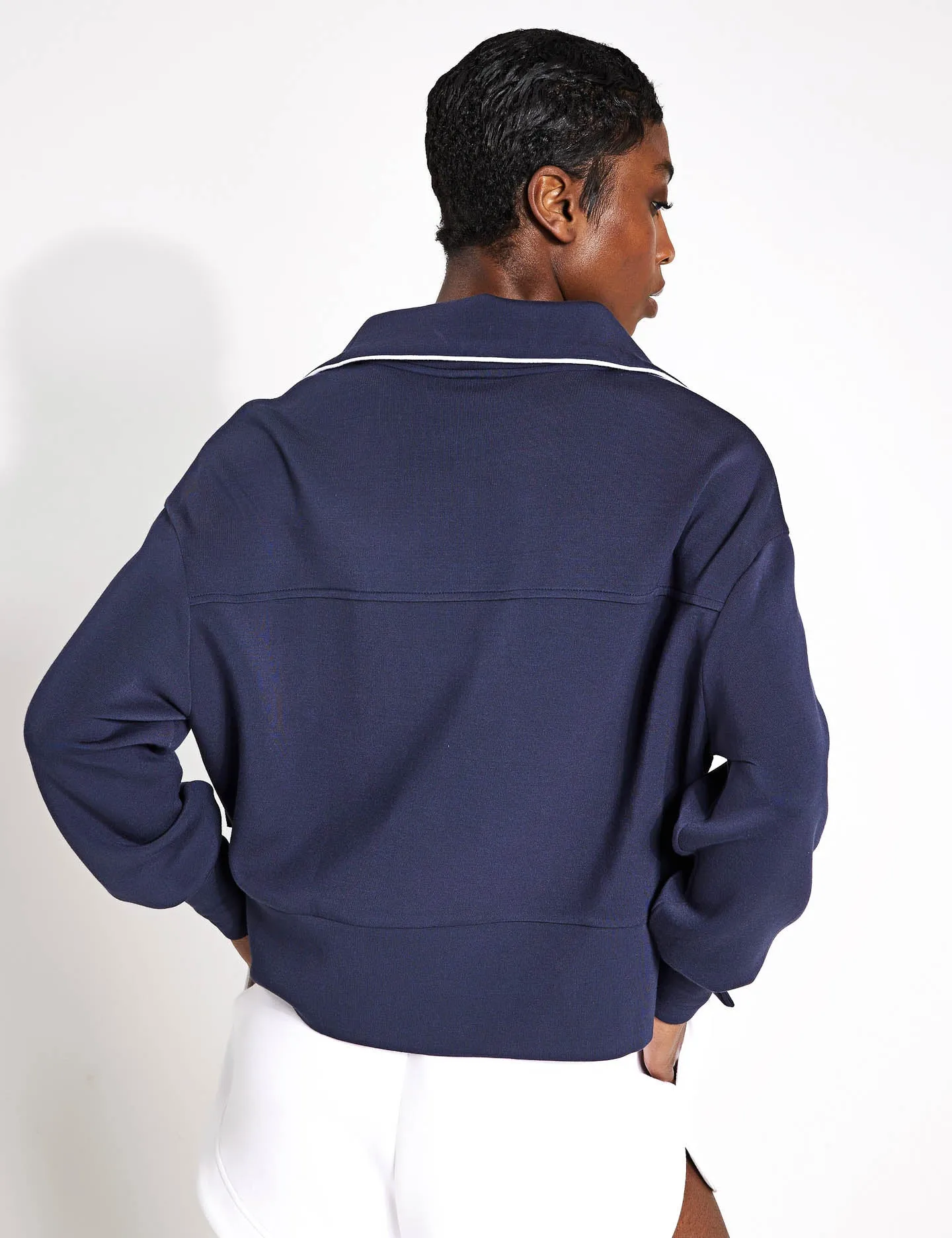 Davenport Half-Zip Sweat - Blue Nights