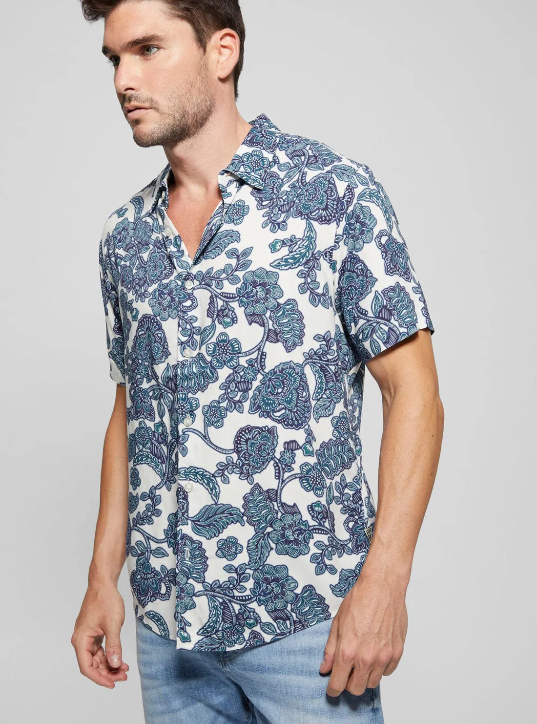 Eco Rayon Jacobean Shirt