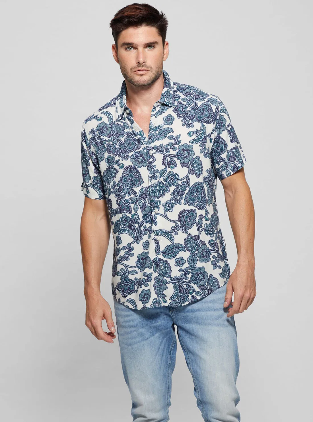 Eco Rayon Jacobean Shirt