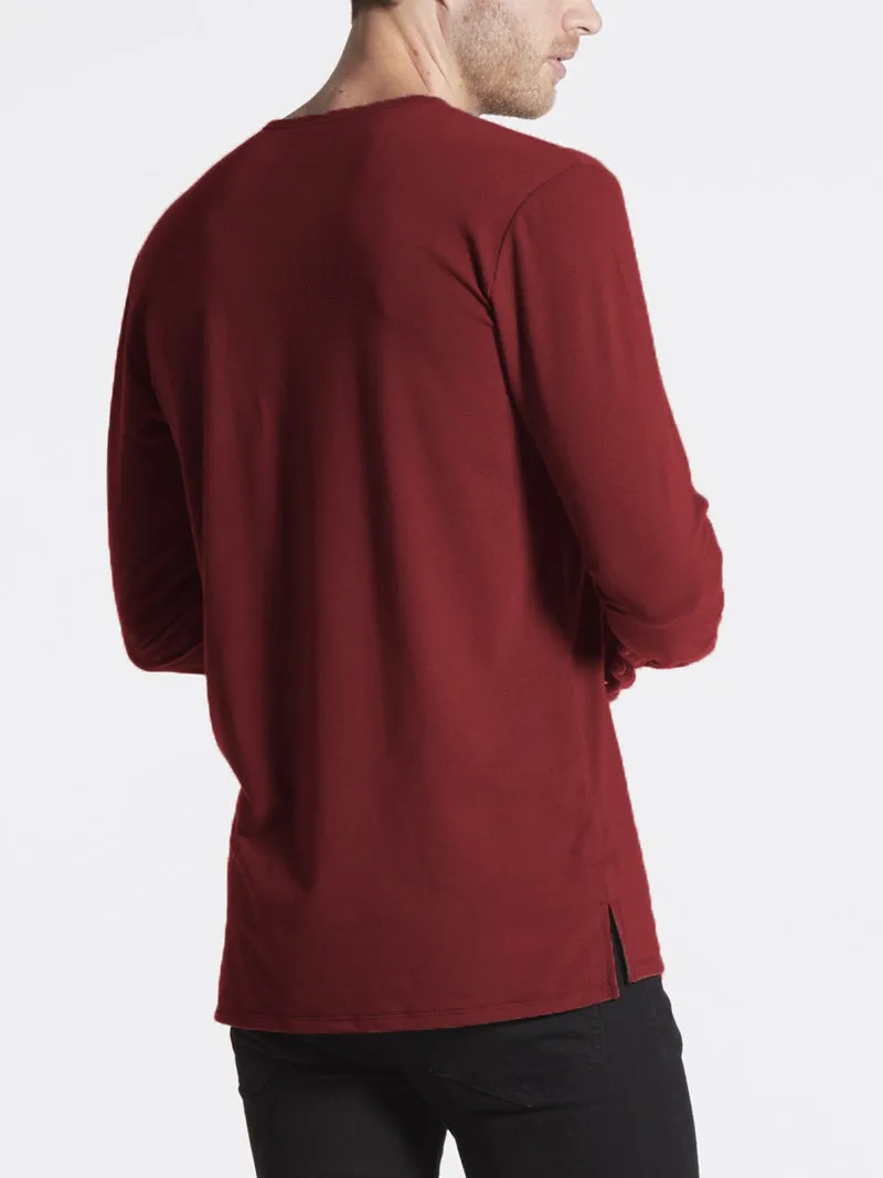 Fadano - Crew L/S - Burgundy