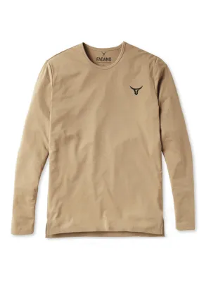 Fadano - Crew L/S - Saddle