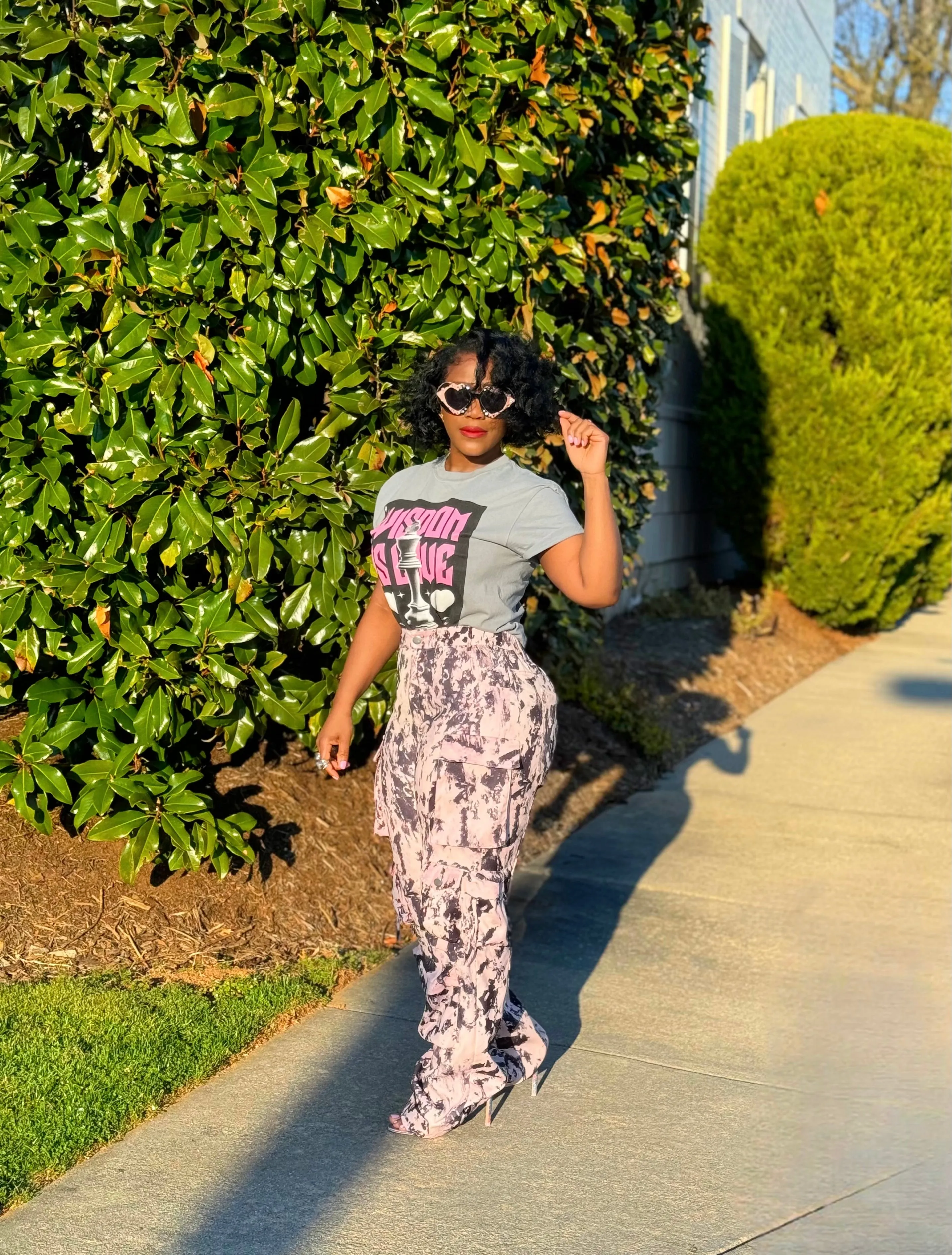 Fairy Pink Cargo Pants