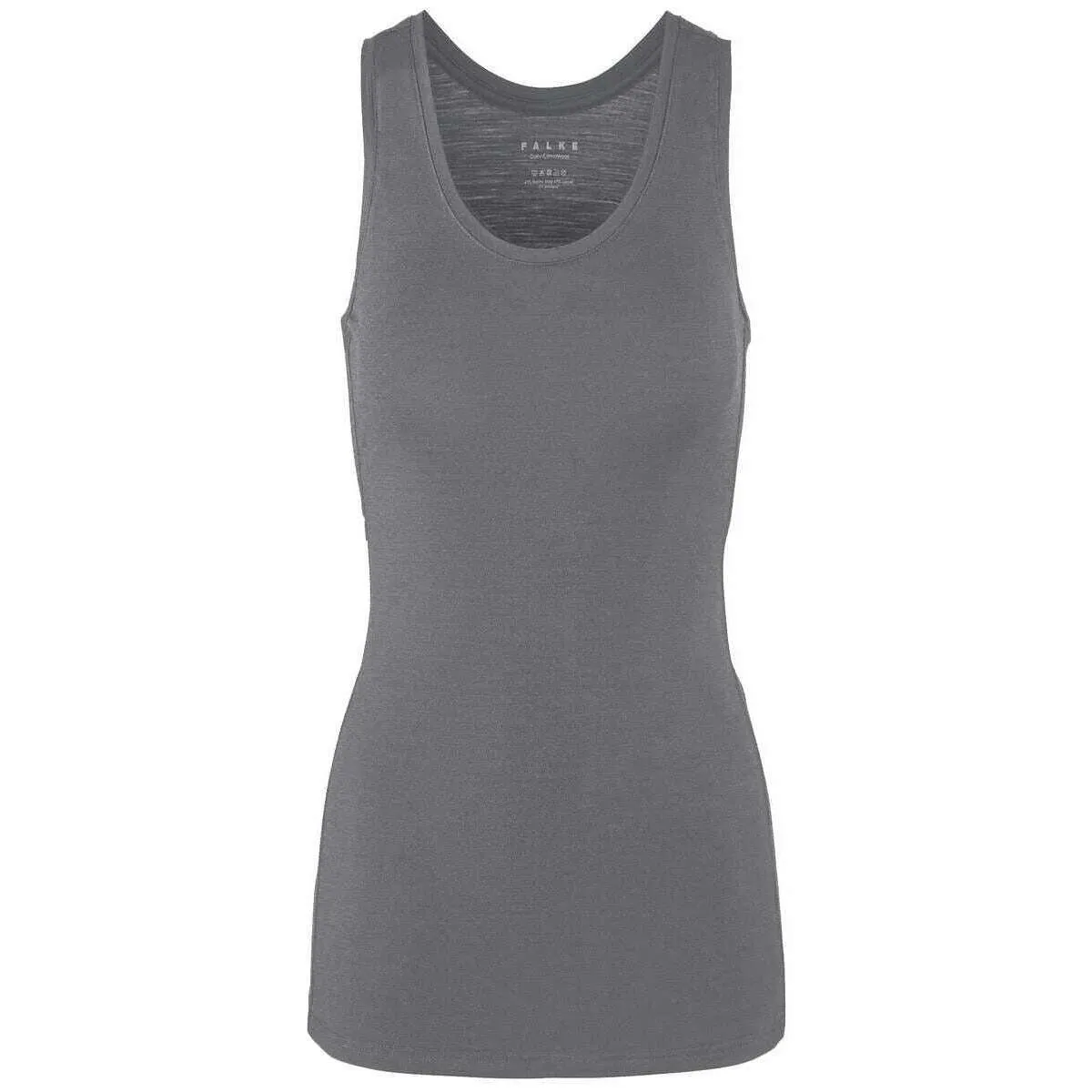 Falke Daily ClimaWool Tank Top - Dark Grey Heather