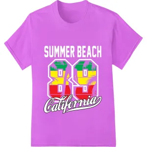 Golden State Pride: Vibrant California DTF Print Design