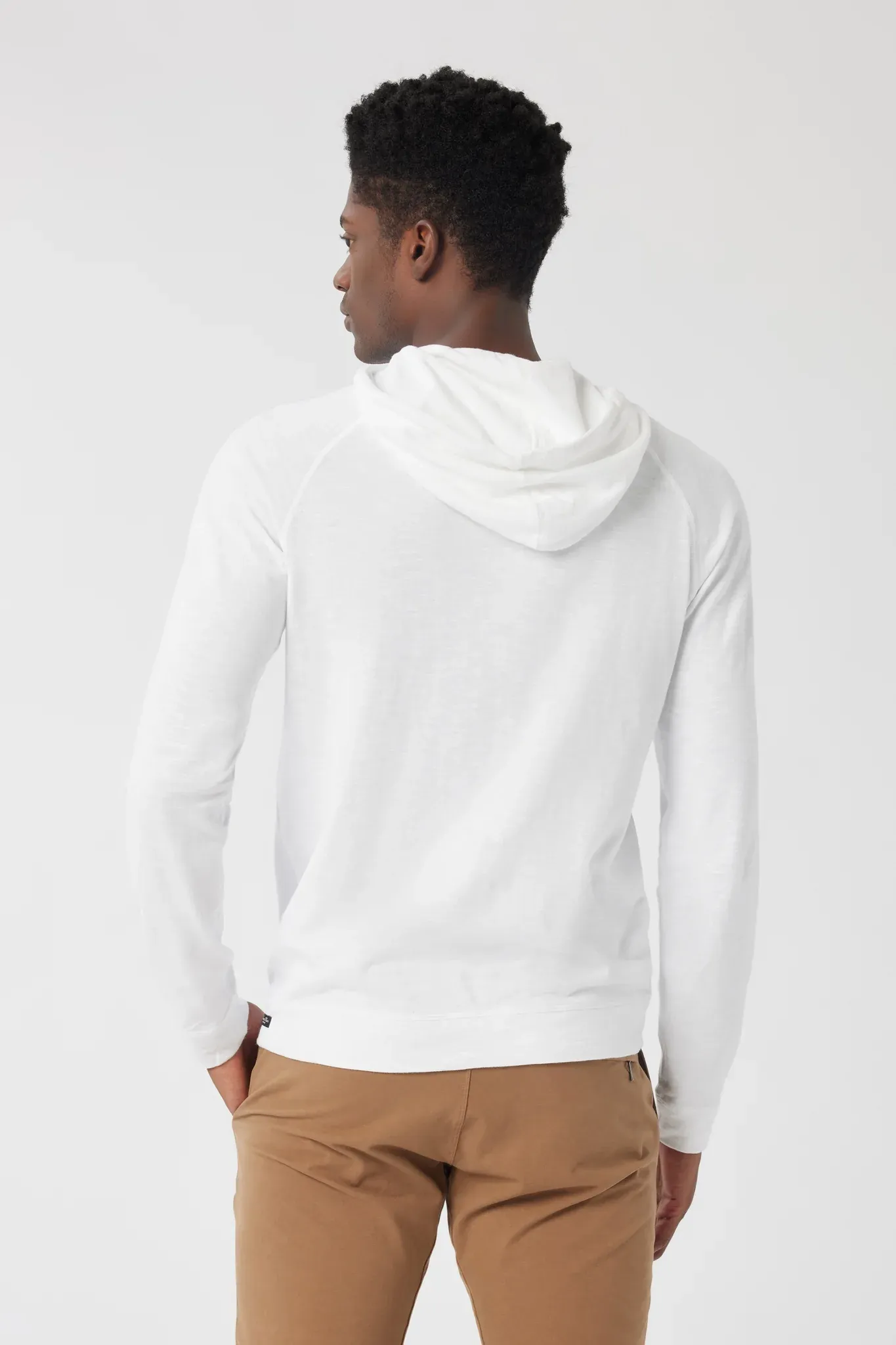 Good Man Brand LS Hoodie Soft Slub - White