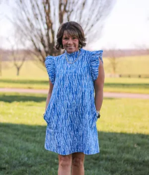 Holly Zebra Print Shift Dress