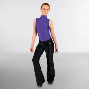 ISTD Black Tap Dance V Front Nylon Jazz Pants