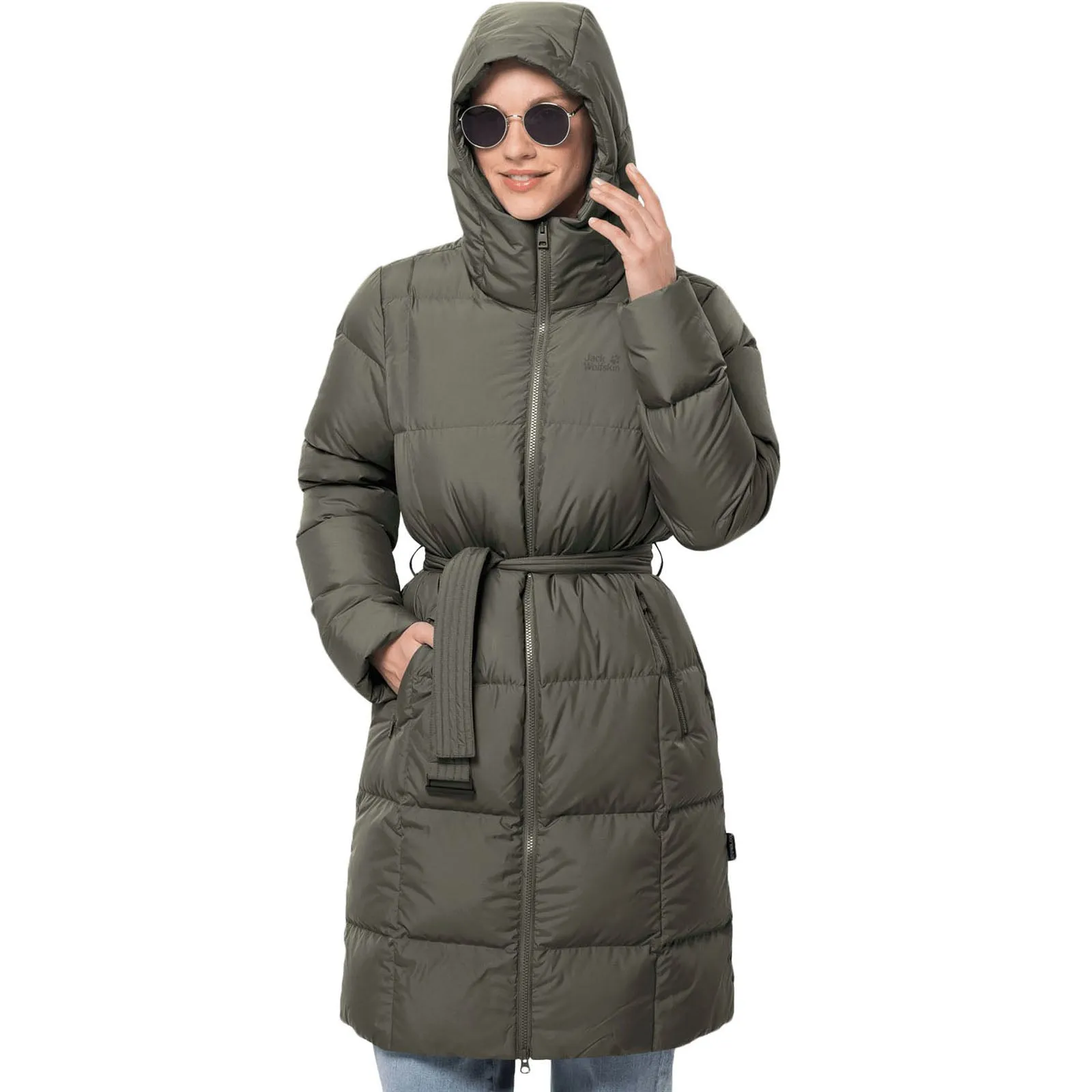 Jack Wolfskin Womens Frozen Lake Windproof Water Repellent Coat