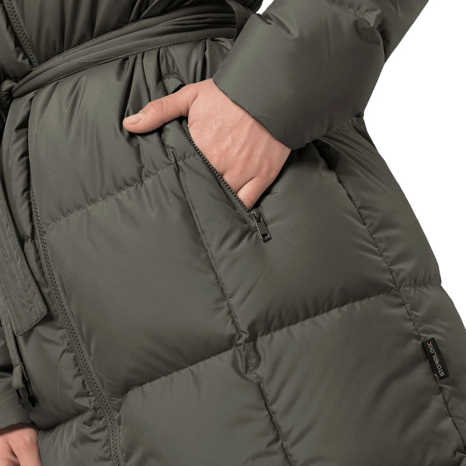 Jack Wolfskin Womens Frozen Lake Windproof Water Repellent Coat