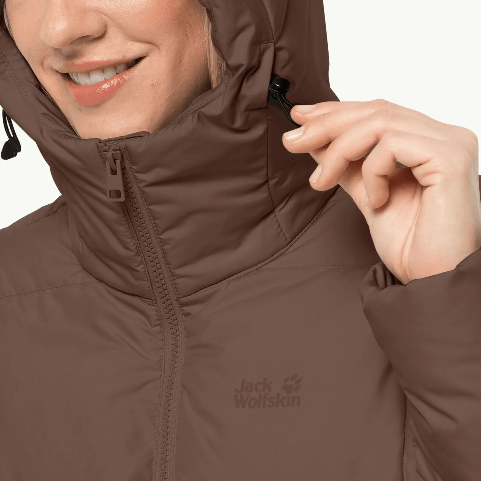 Jack Wolfskin Womens Frozen Lake Windproof Water Repellent Coat