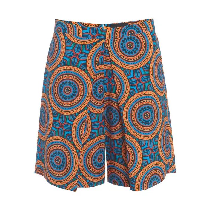 Kahindo Fiesta Shorts with Practical front pockets and back zipper closure