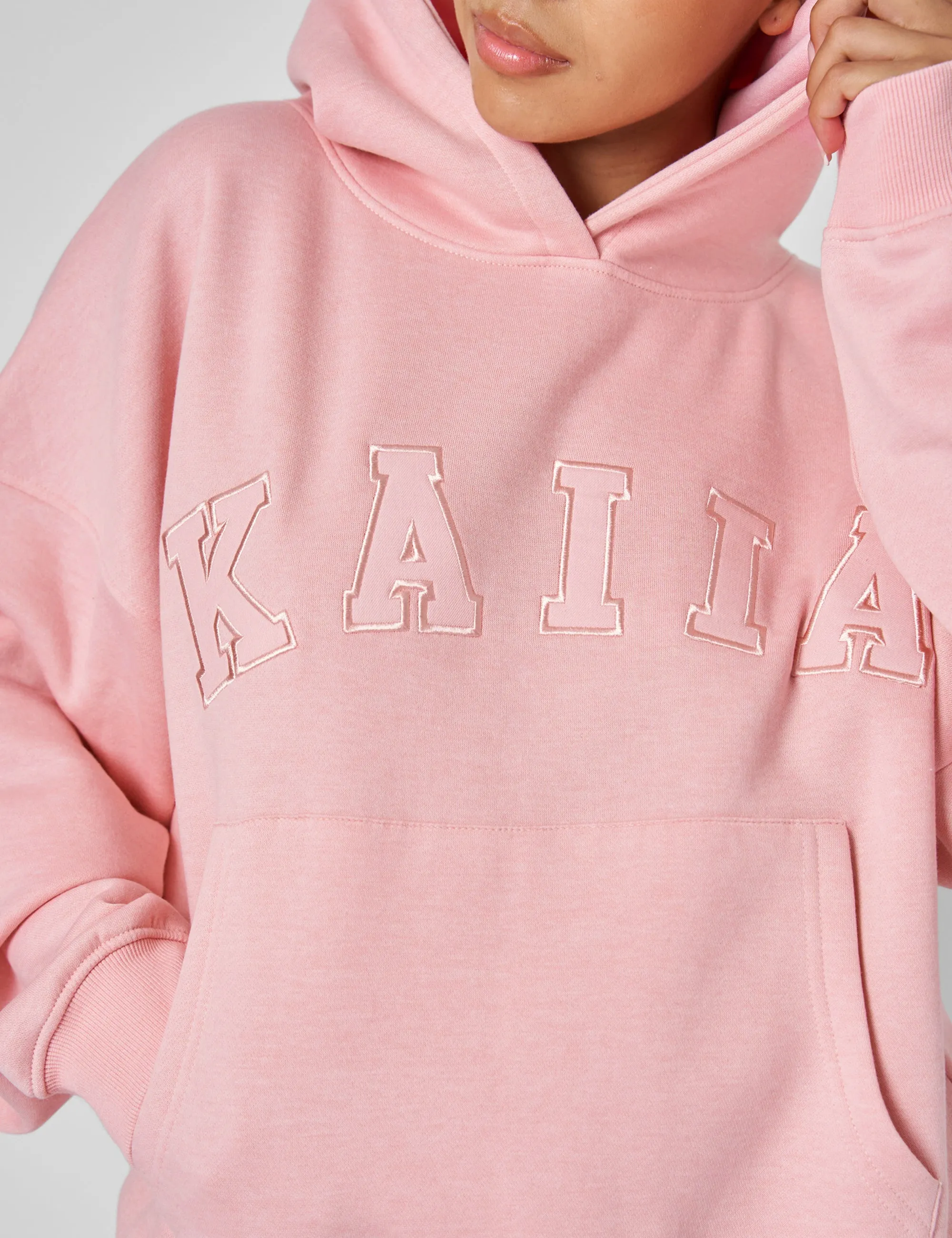 Kaiia Oversized Hoodie Pink