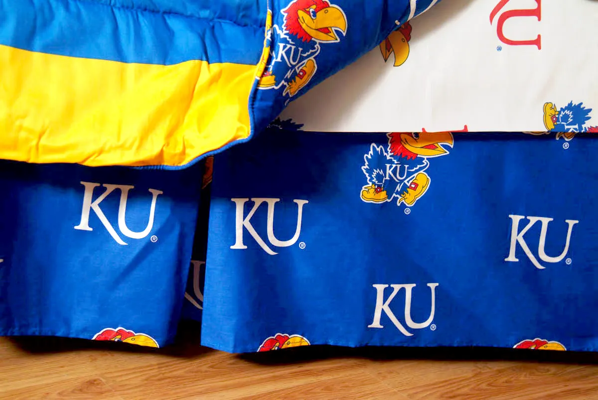 Kansas Jayhawks Dust Ruffle