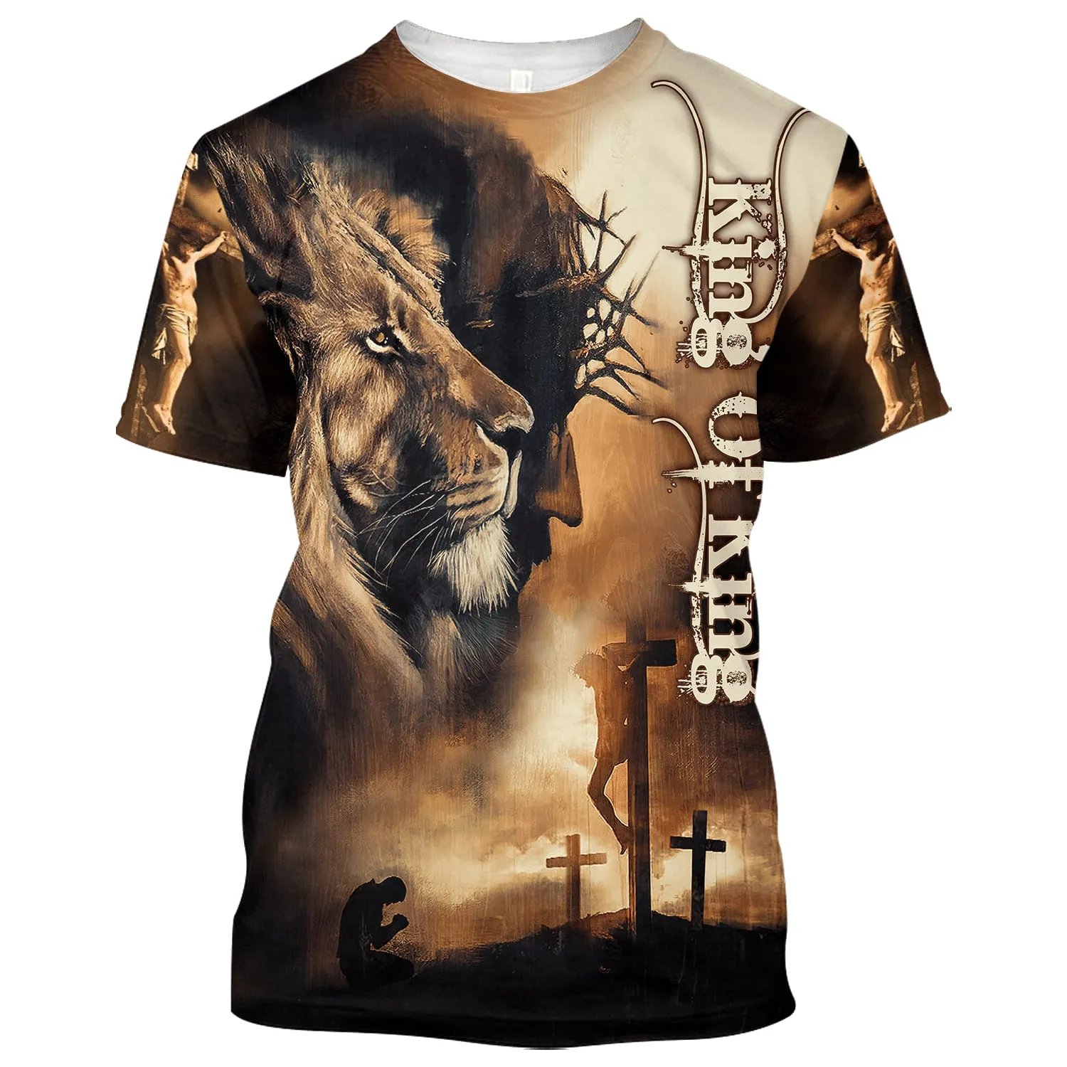 King Of King 3d All Over Print Shirt - Christian 3d Shirts For Men Women