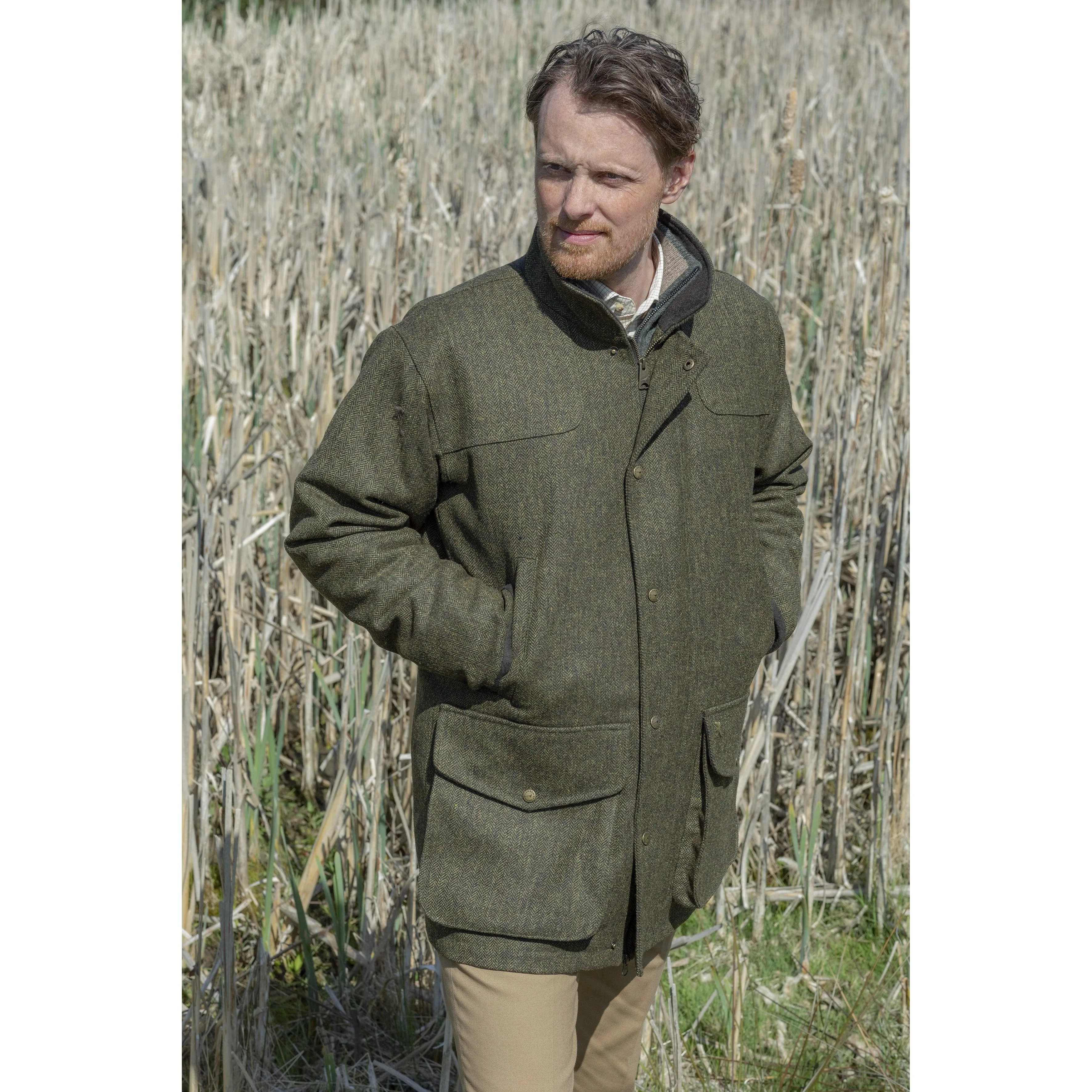 Laksen Cortham CTX Waterproof  Mens Tweed Coat - Kirkton Tweed