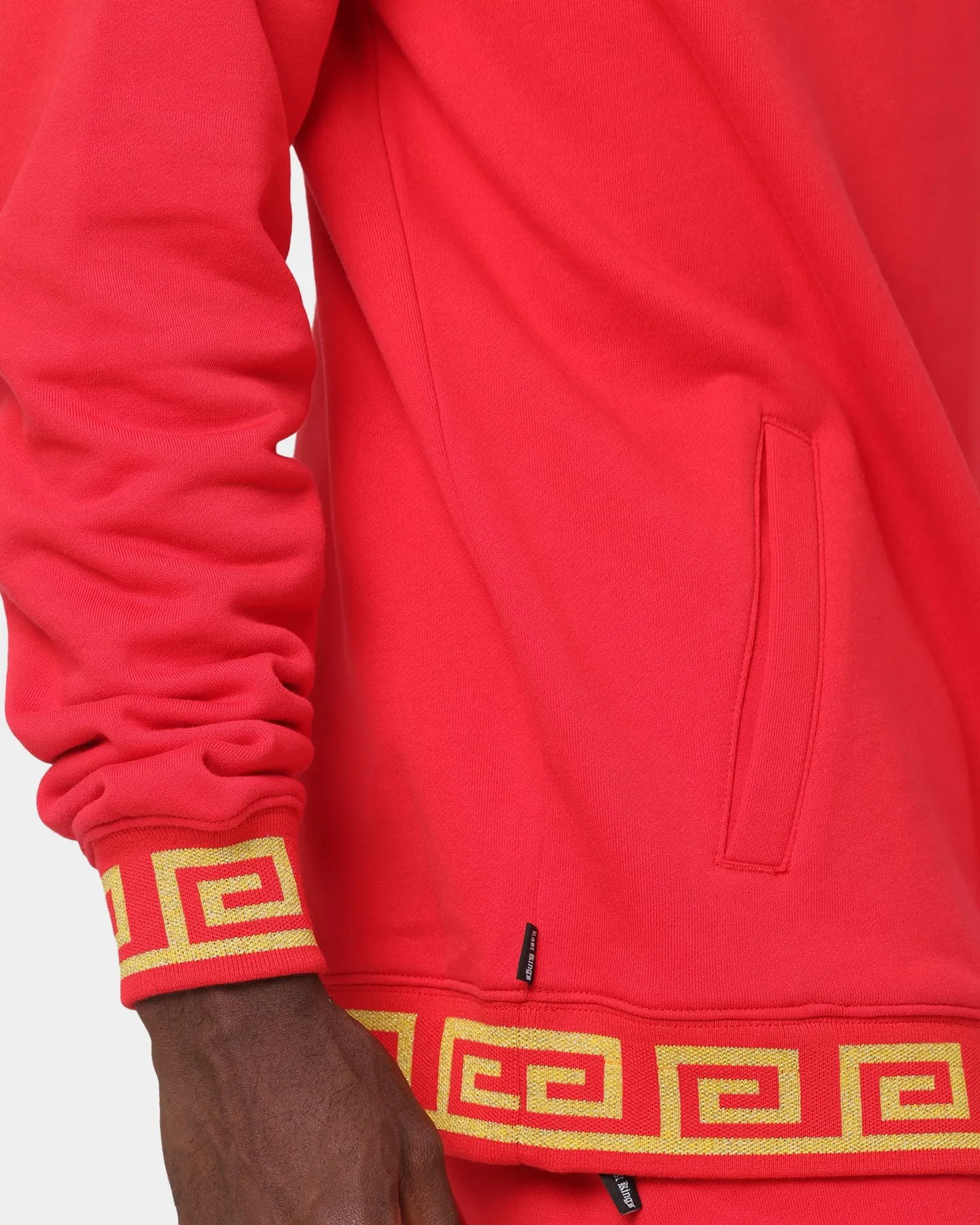 Last Kings Grandeur Half Zip Hoodie Red