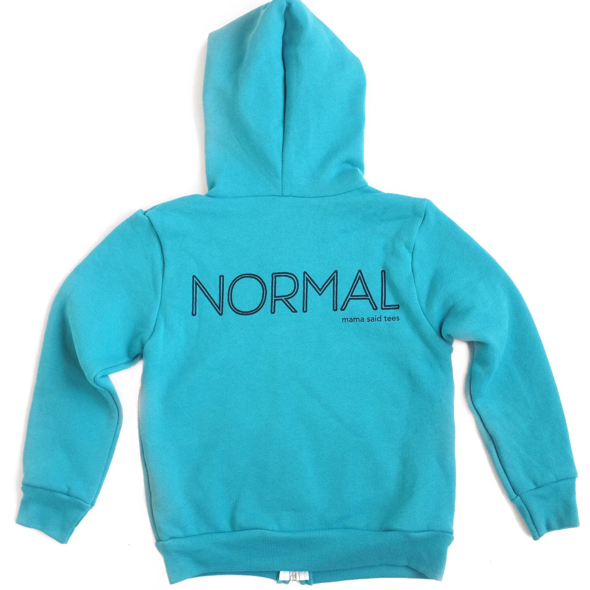 LET'S REDEFINE NORMAL KIDS ZIP HOODIE