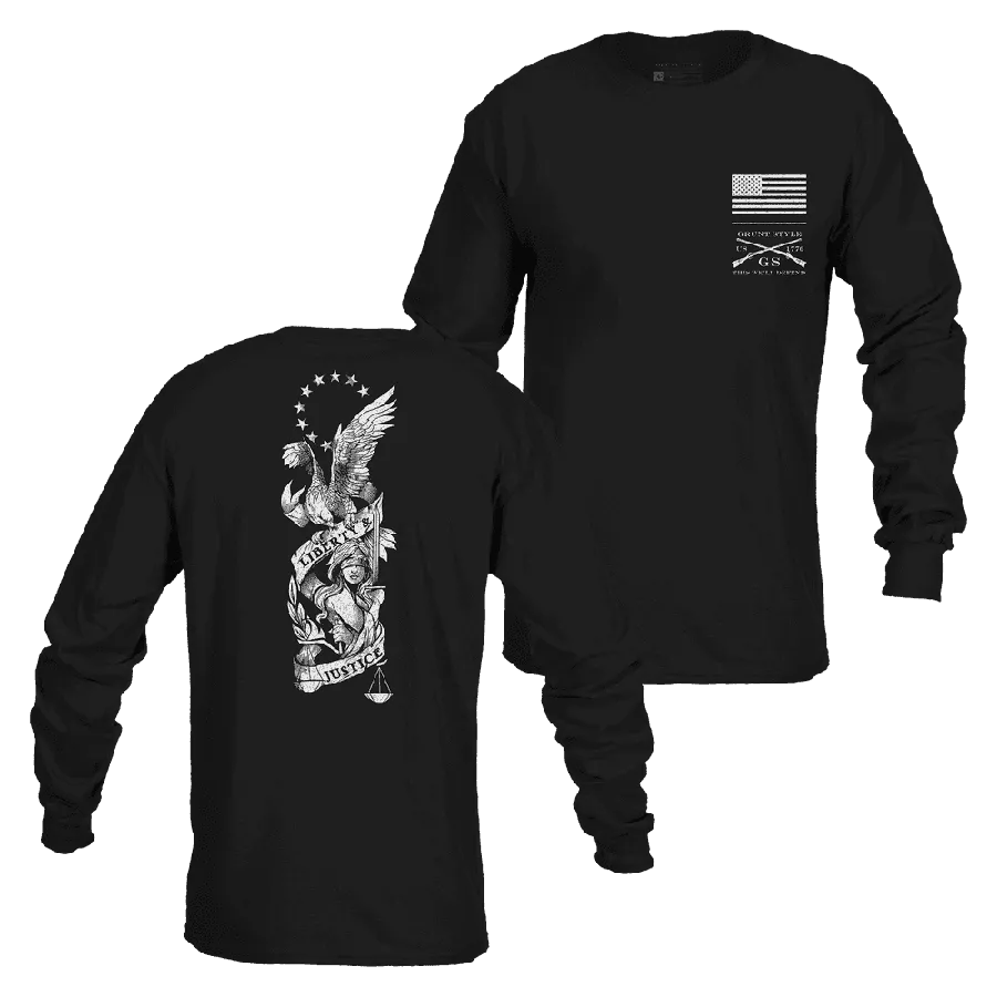 Liberty & Justice Long Sleeve - Black