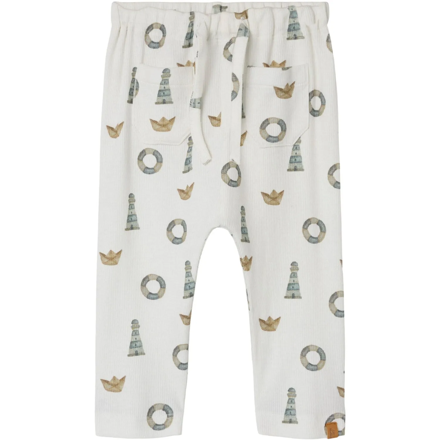 Lil'Atelier Coconut Milk Lighthouse Gavo Loose Pants