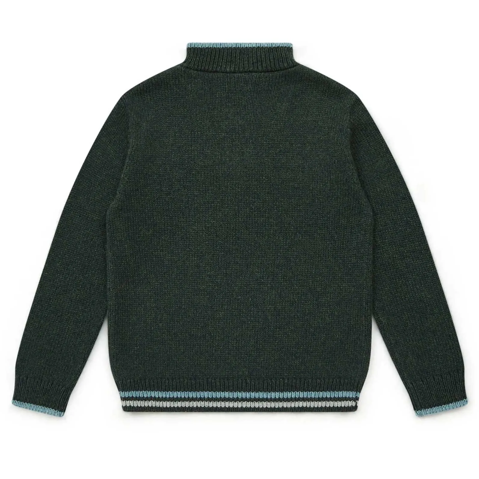 Malt Half-Zip Pullover Sweater - Green  - FINAL SALE