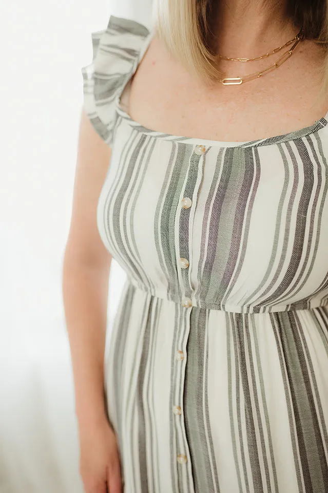 Meg Striped Maxi