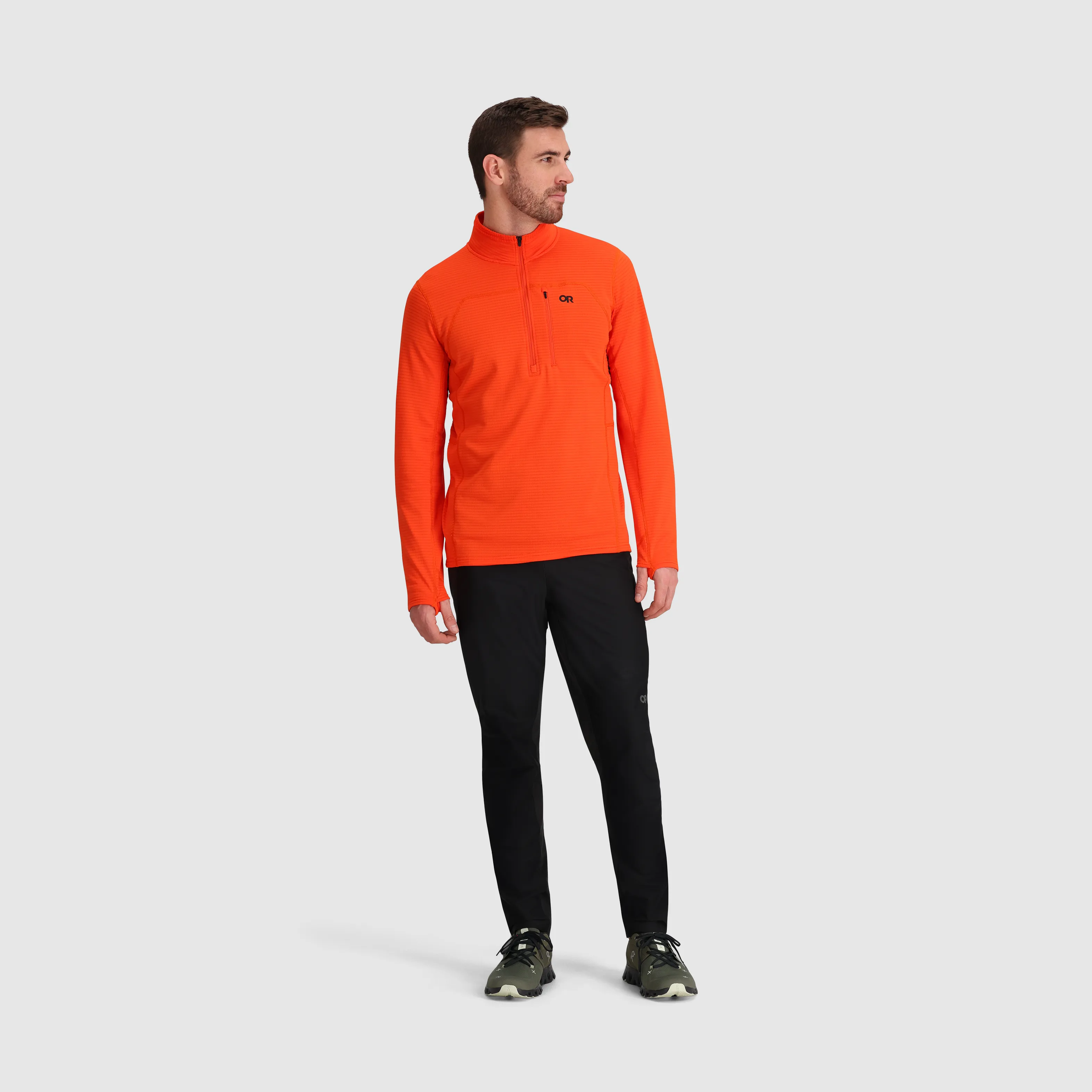 Men's Vigor Grid Fleece Half Zip