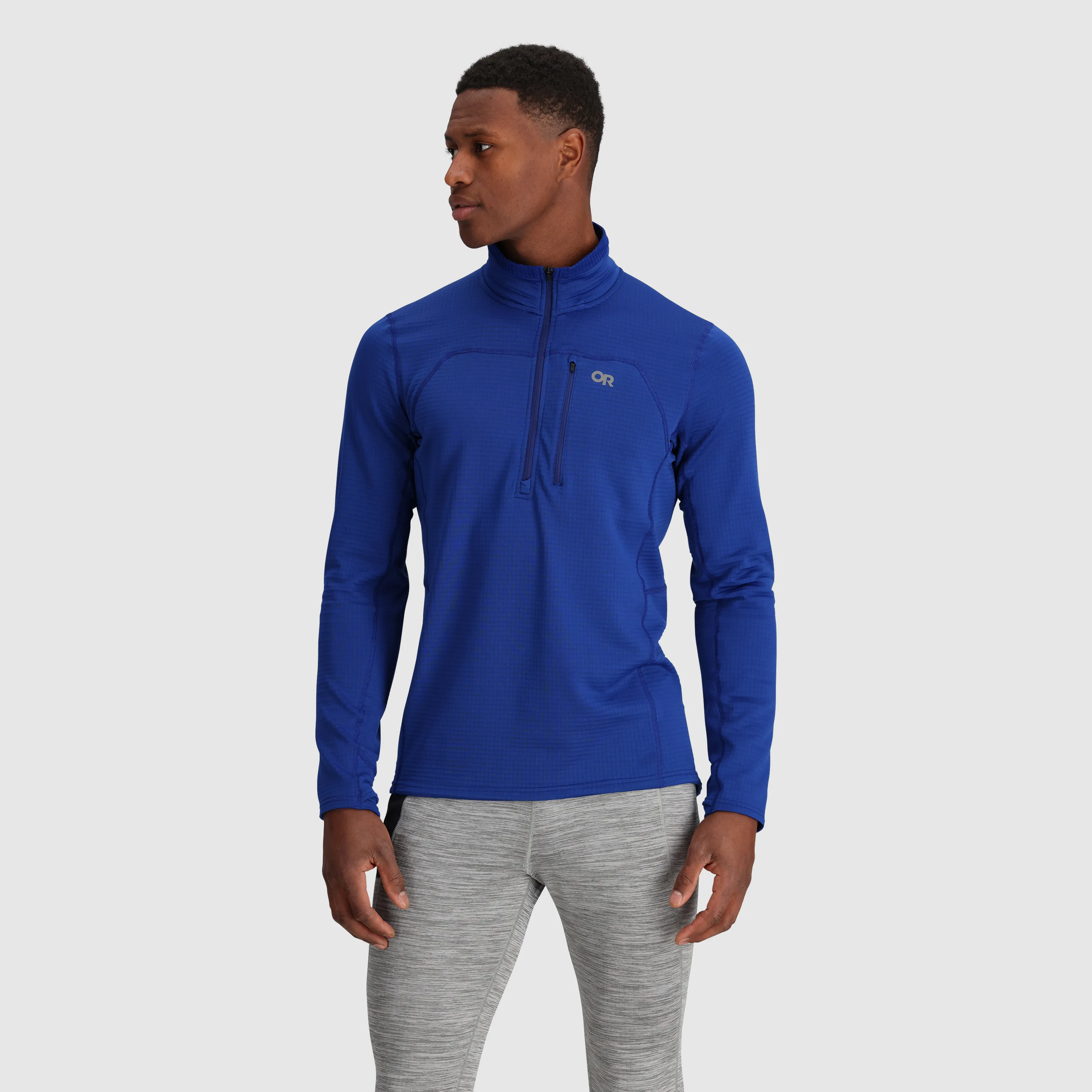 Men's Vigor Grid Fleece Half Zip