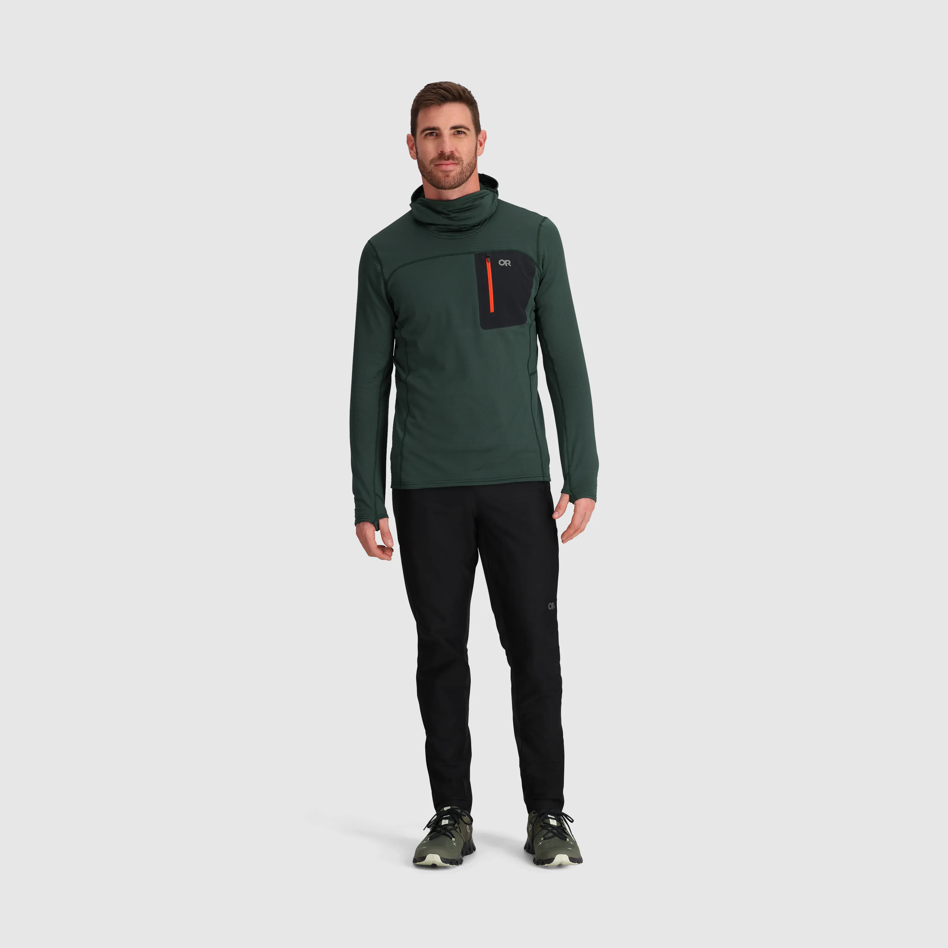 Men's Vigor Grid Fleece Pullover Hoodie