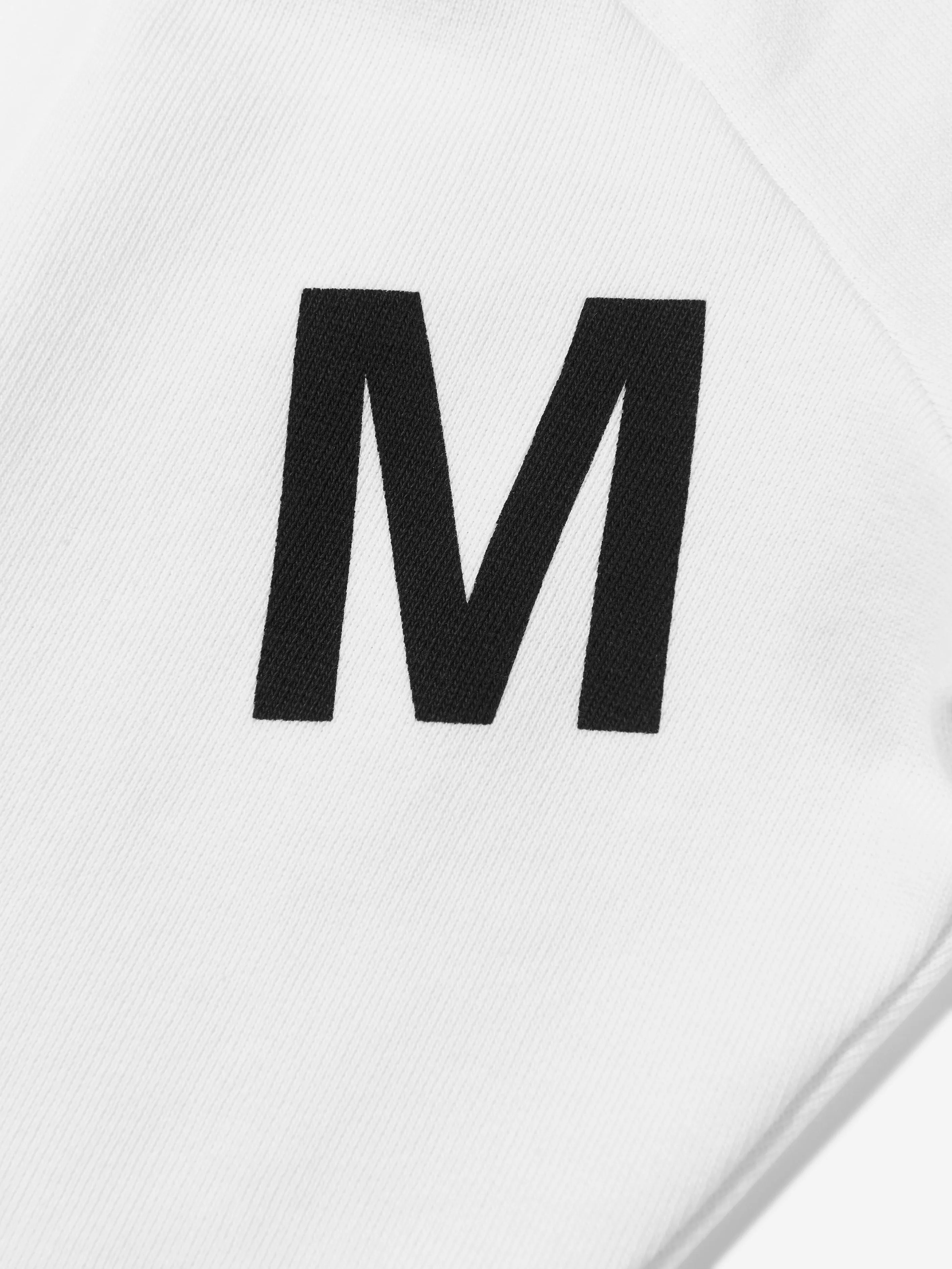 MM6 Maison Margiela Kids Cropped Logo Hoodie