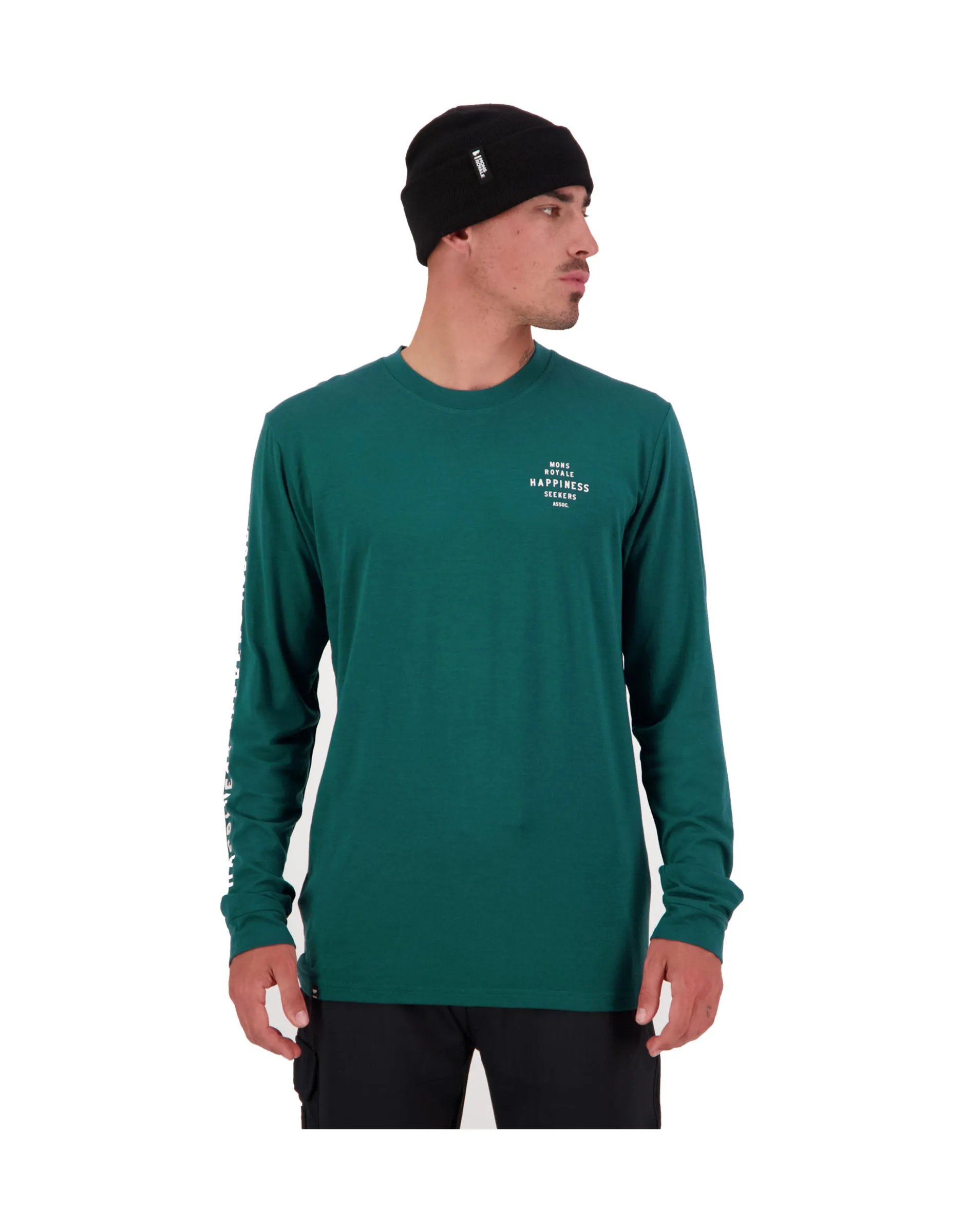 Mons Royale Mens Icon Long Sleeve Base Layer