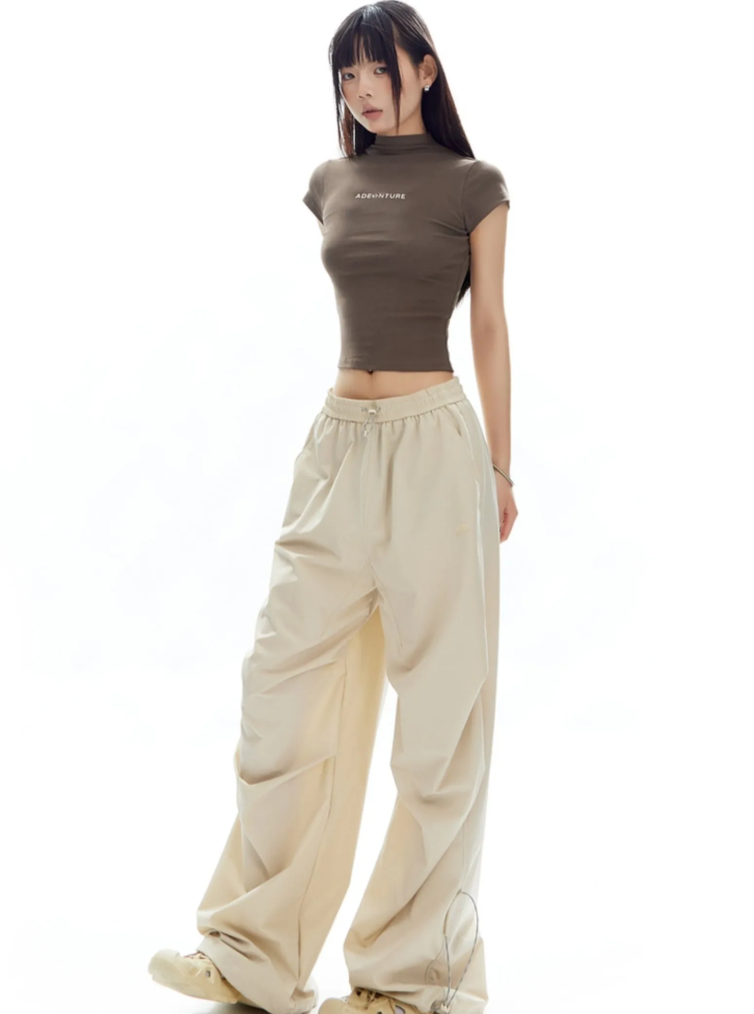 Mountaineering Loose Wide-Leg Cargo Pants