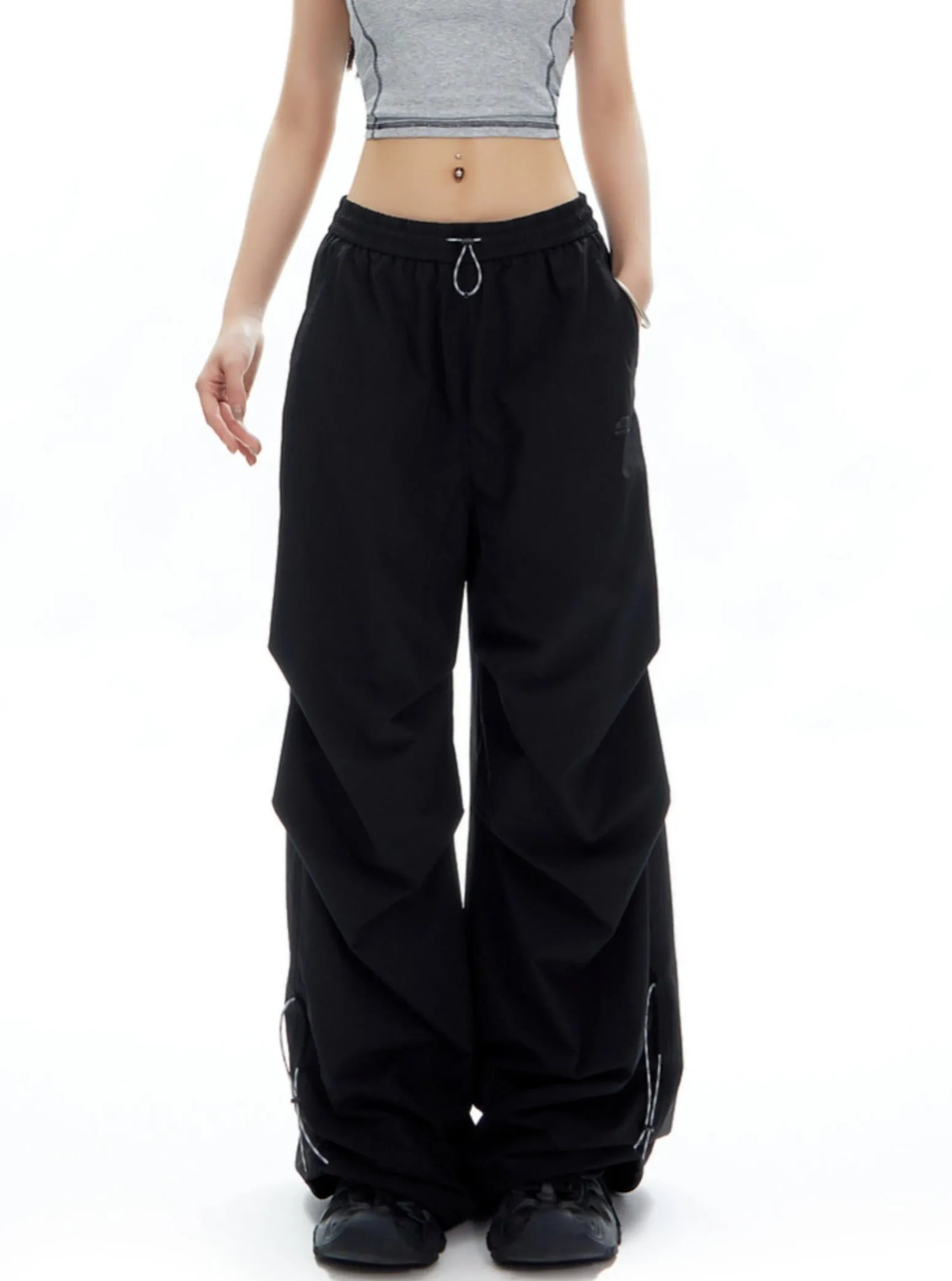 Mountaineering Loose Wide-Leg Cargo Pants