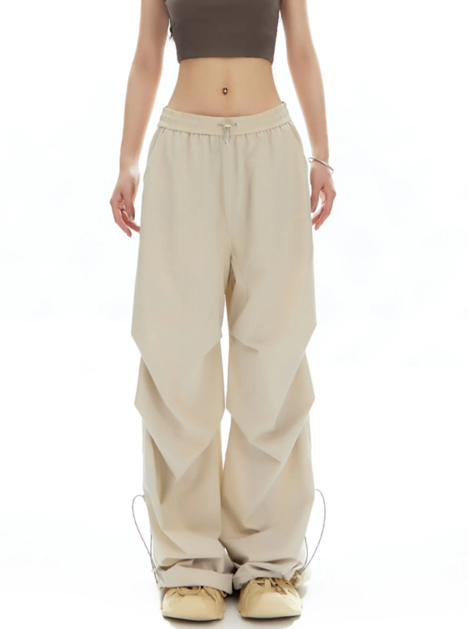 Mountaineering Loose Wide-Leg Cargo Pants