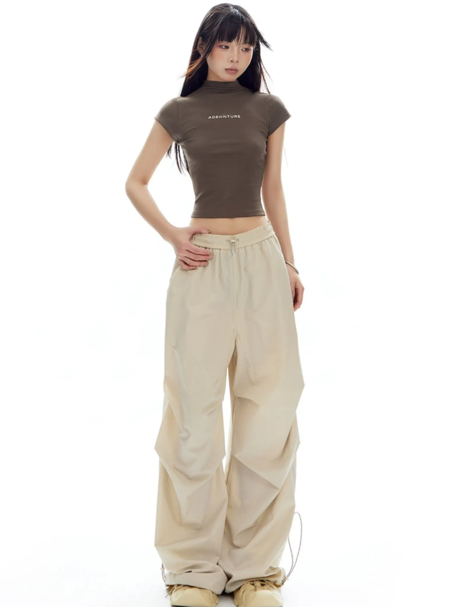 Mountaineering Loose Wide-Leg Cargo Pants