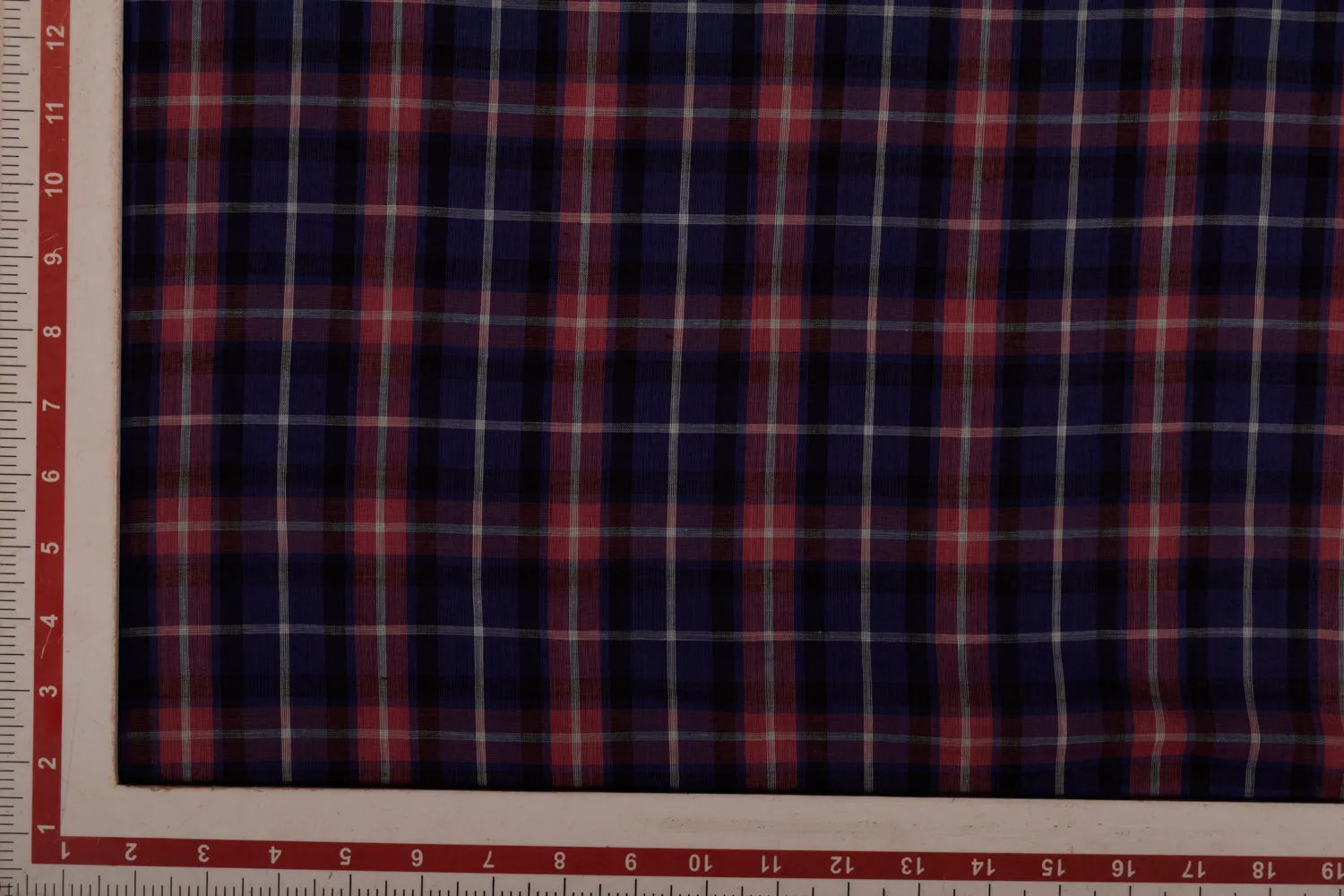 Multicolor Checks Cotton Yarn Dyed Voile Fabric