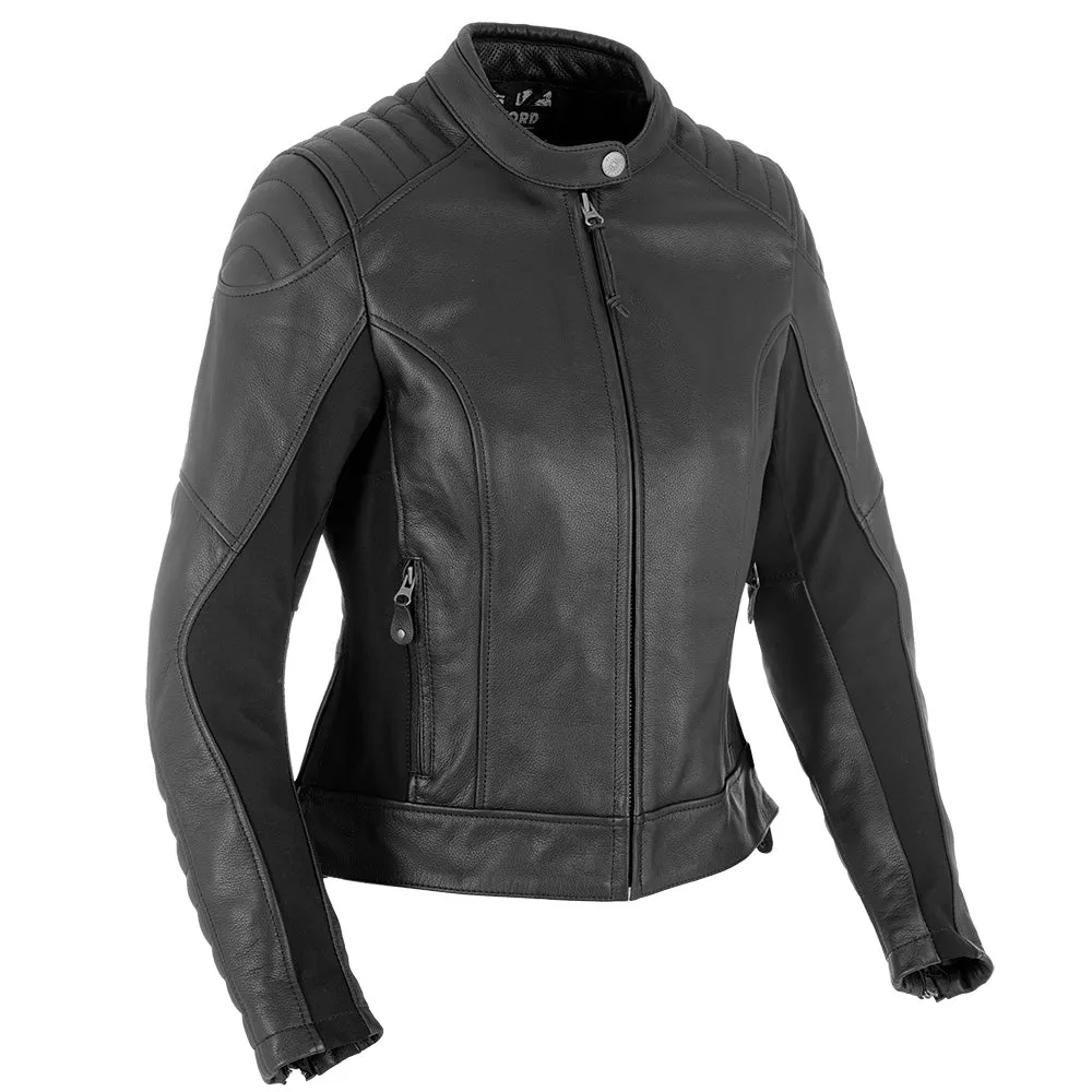 Oxford Beckley Ladies Leather  Jacket - Black