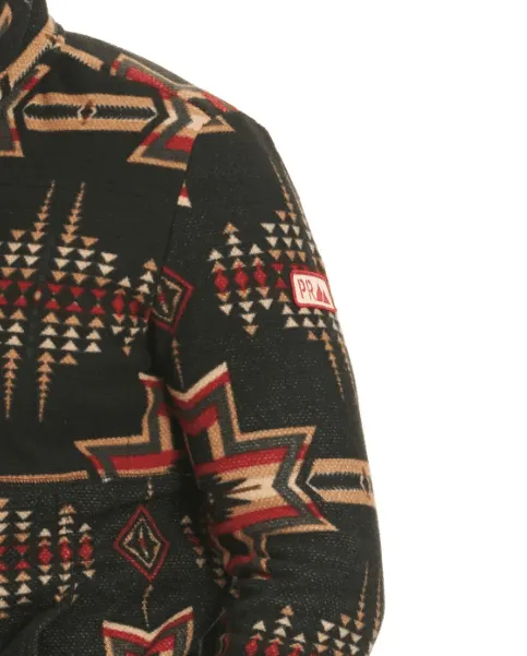 Panhandle Powder River Outfitters Men's Black Aztec Pullover DM91C01488