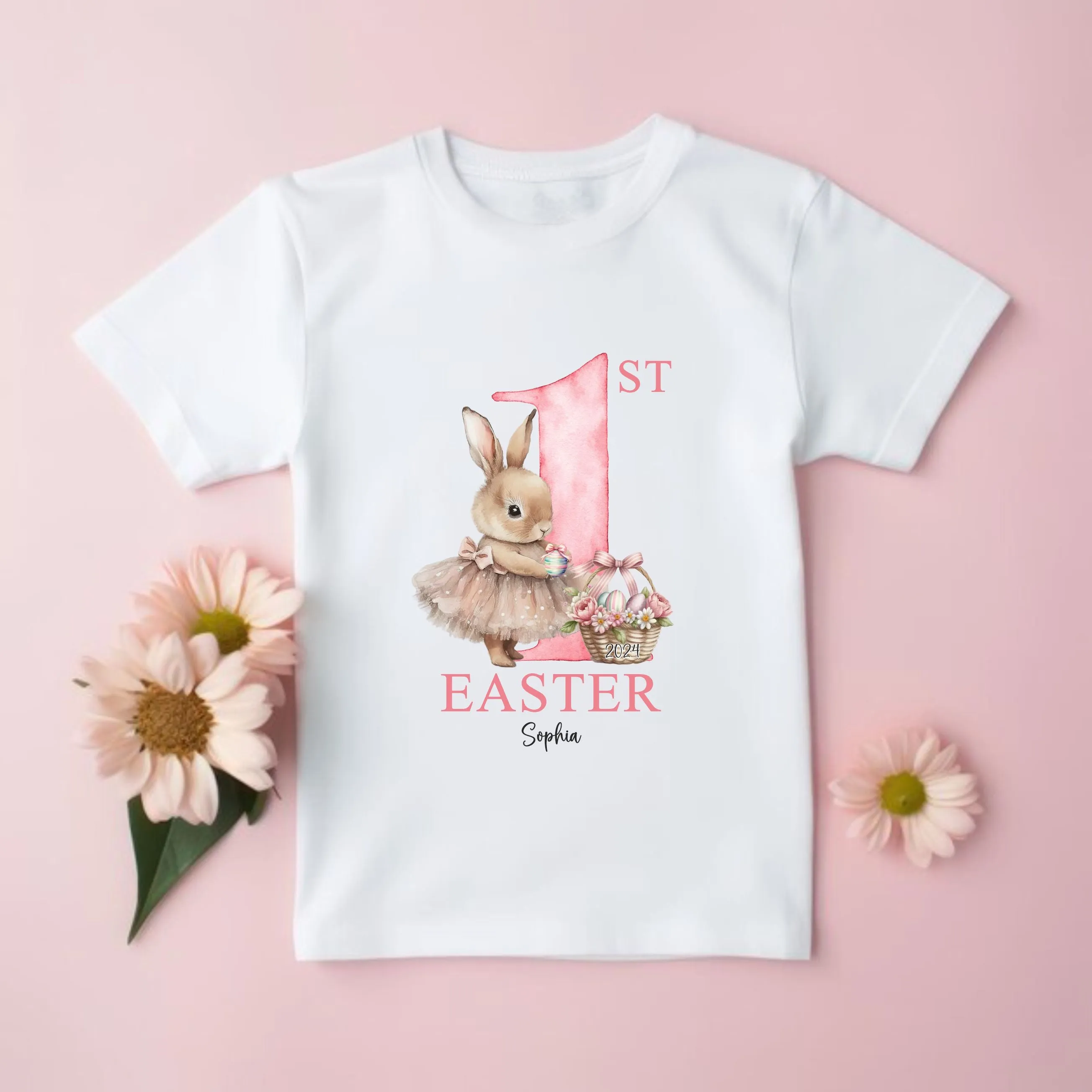 Personalised My First Easter Baby Girl Outfit First Easter 1st Easter - Easter